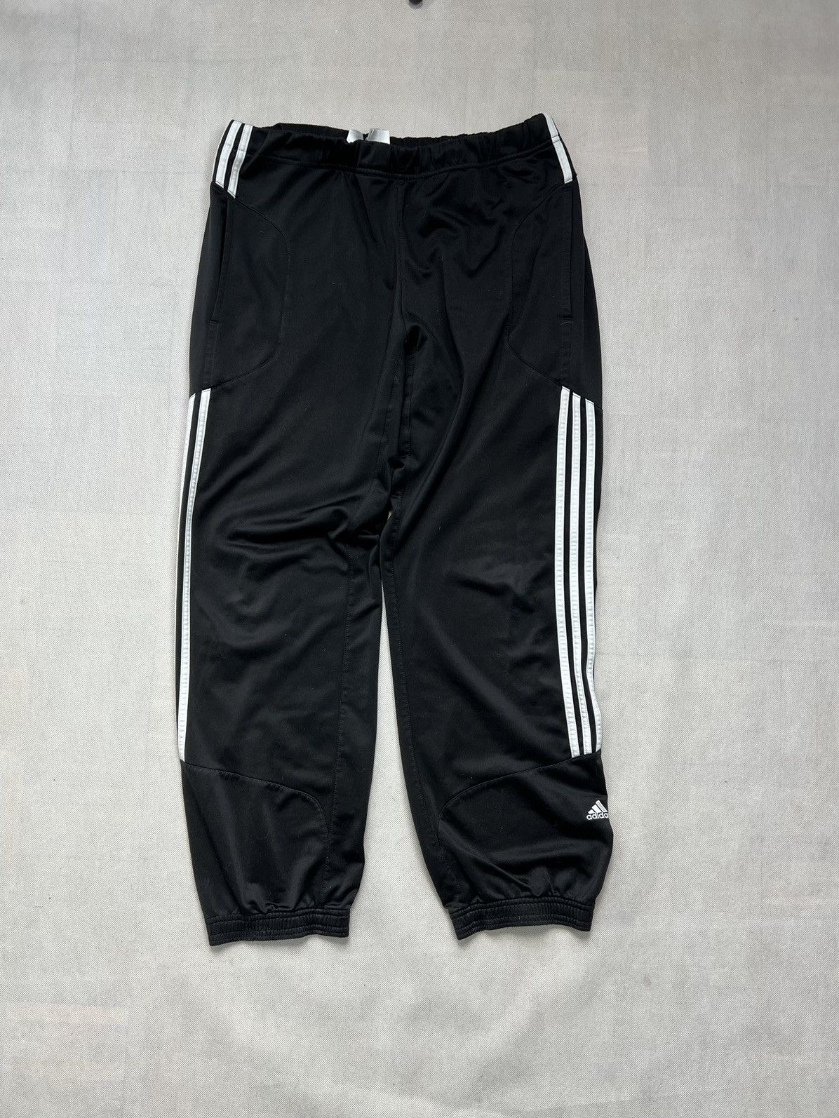 Adidas Baggy Pants Adidas black y2k hip hop Size US 34 / EU 50 - 2 Thumbnail