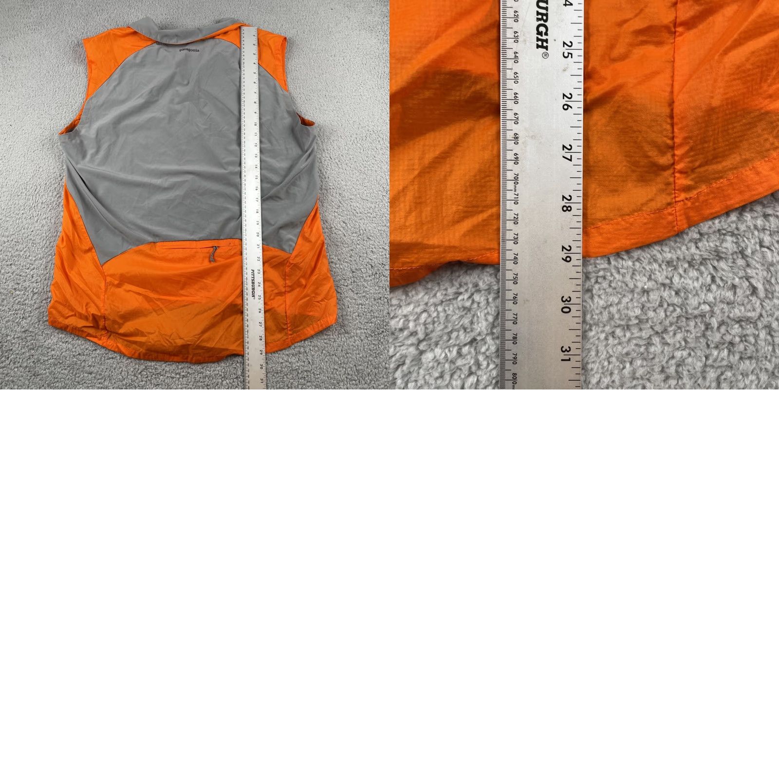 Patagonia Patagonia Windbreaker XL Hazard Orange Reflective Logo Jacket Men Size US XL / EU 56 / 4 - 9 Thumbnail