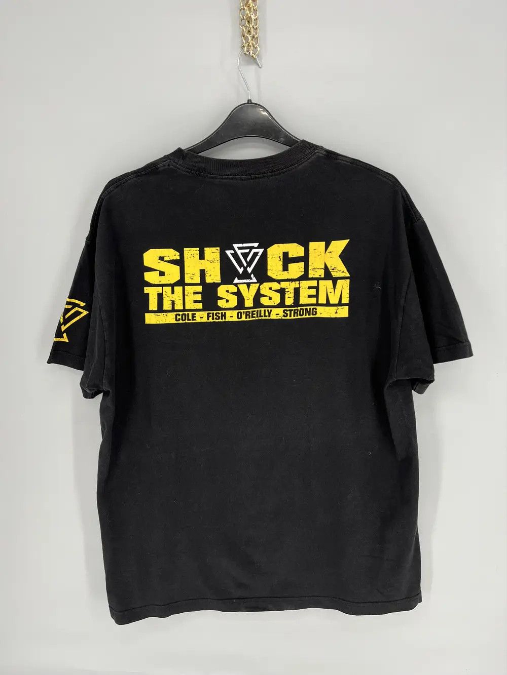 Vintage WWE NXT Undisputed Era Shock the System Wrestling T-Shirt Size US L / EU 52-54 / 3 - 13 Thumbnail