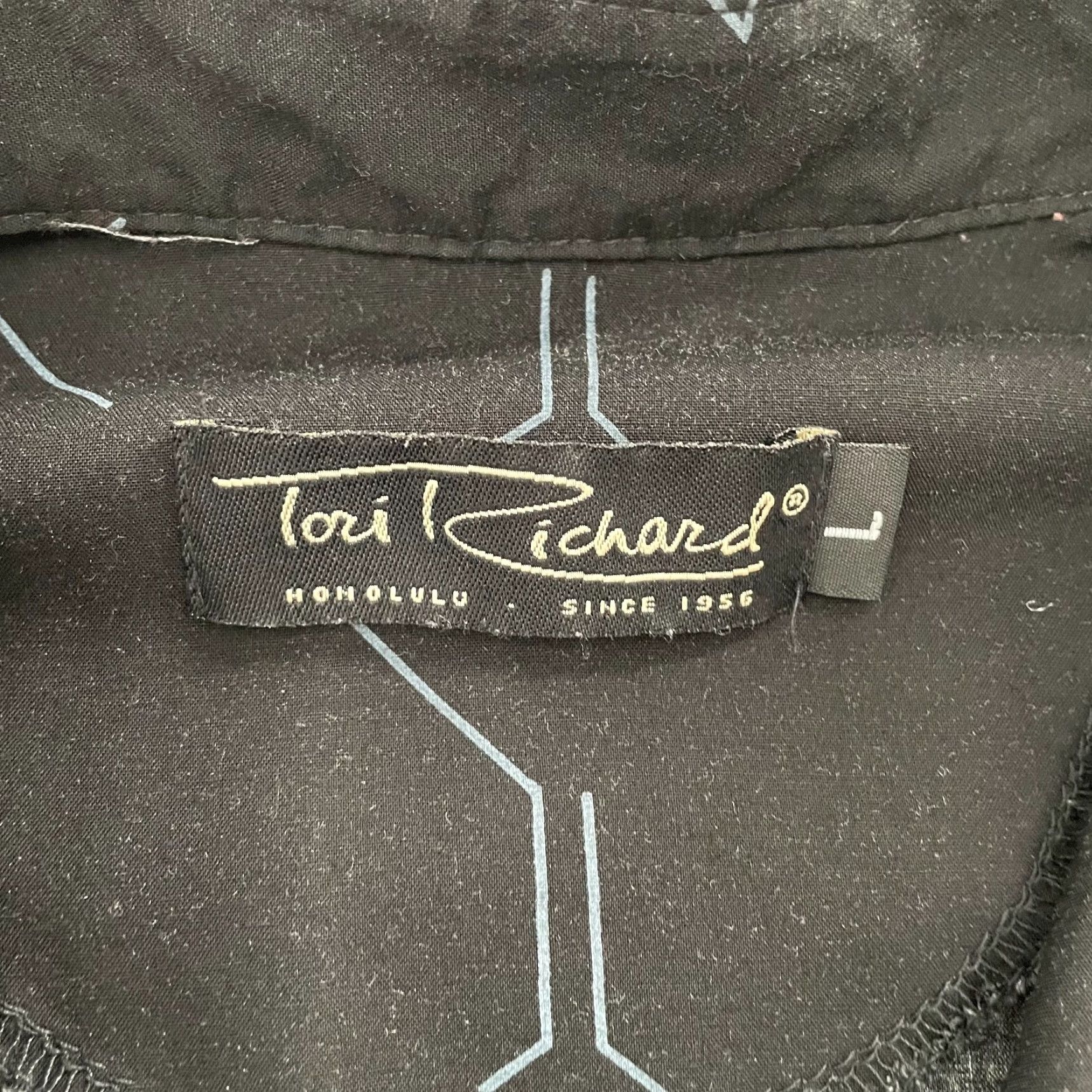 Tori Richard Vintage Tori Richard Button-Up Shirt Men Large Hawaiian Martini Print Casual Summer Black Size US L / EU 52-54 / 3 - 5 Thumbnail