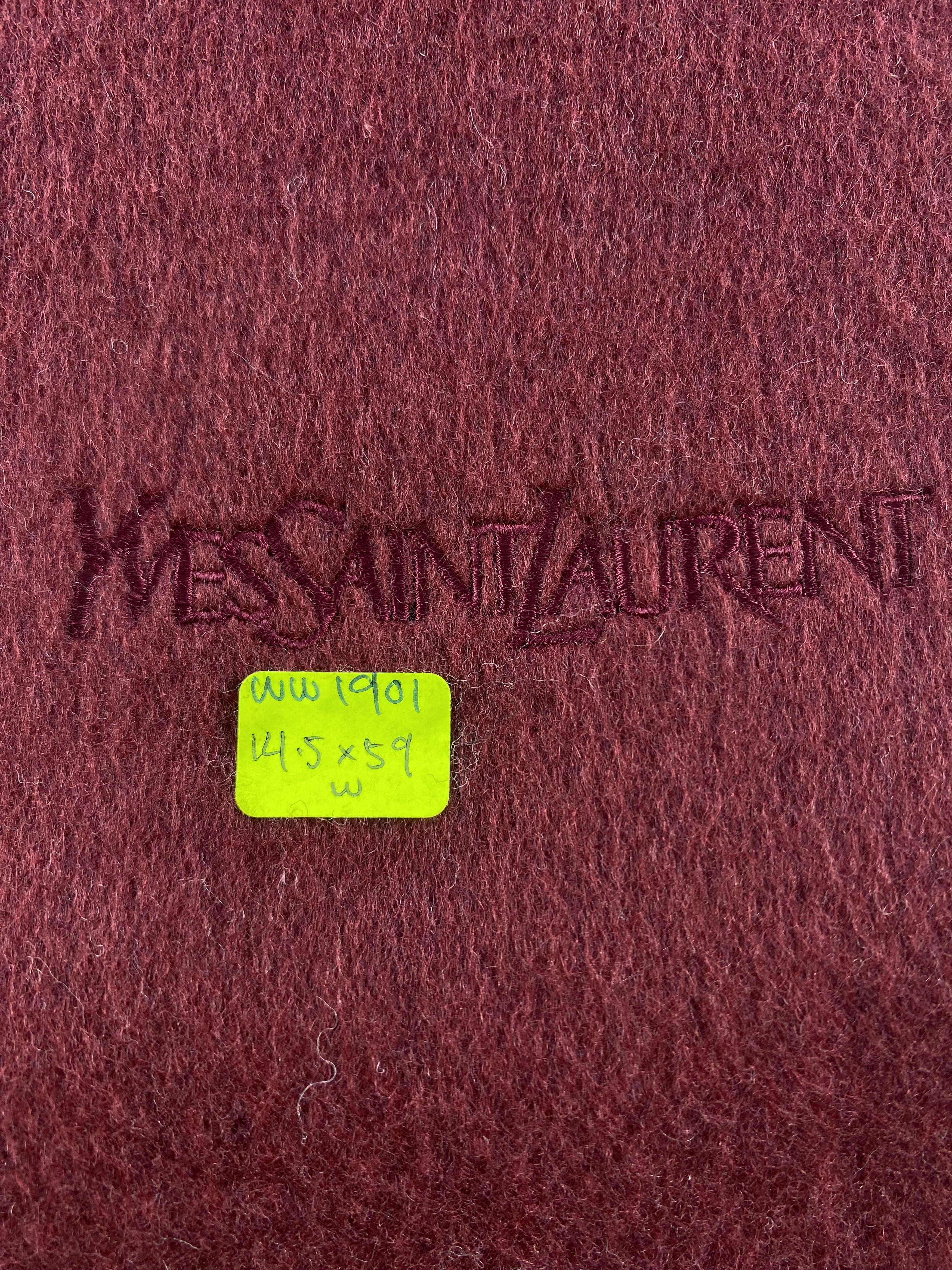 Vintage Yves Saint Laurent Scarf / Muffler / Neckwear - WW1901 Size ONE SIZE - 6 Thumbnail