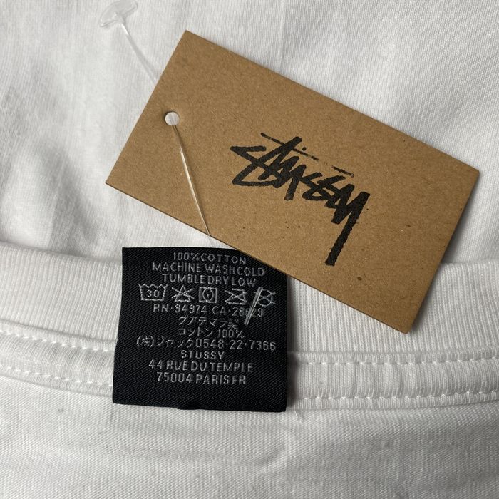 Stussy STUSSY SILHOUETTE TEE-WHITE | Grailed