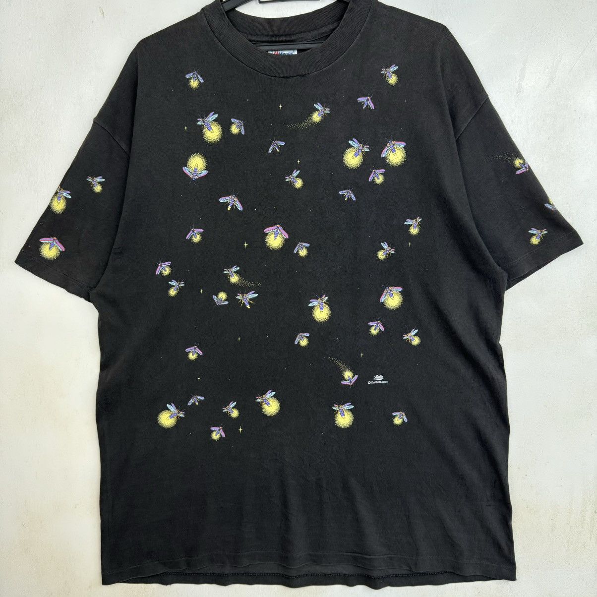Hanes × Vintage Vintage 90s Dan Gilbert Tshirt Size US XL / EU 56 / 4 - 2 Thumbnail