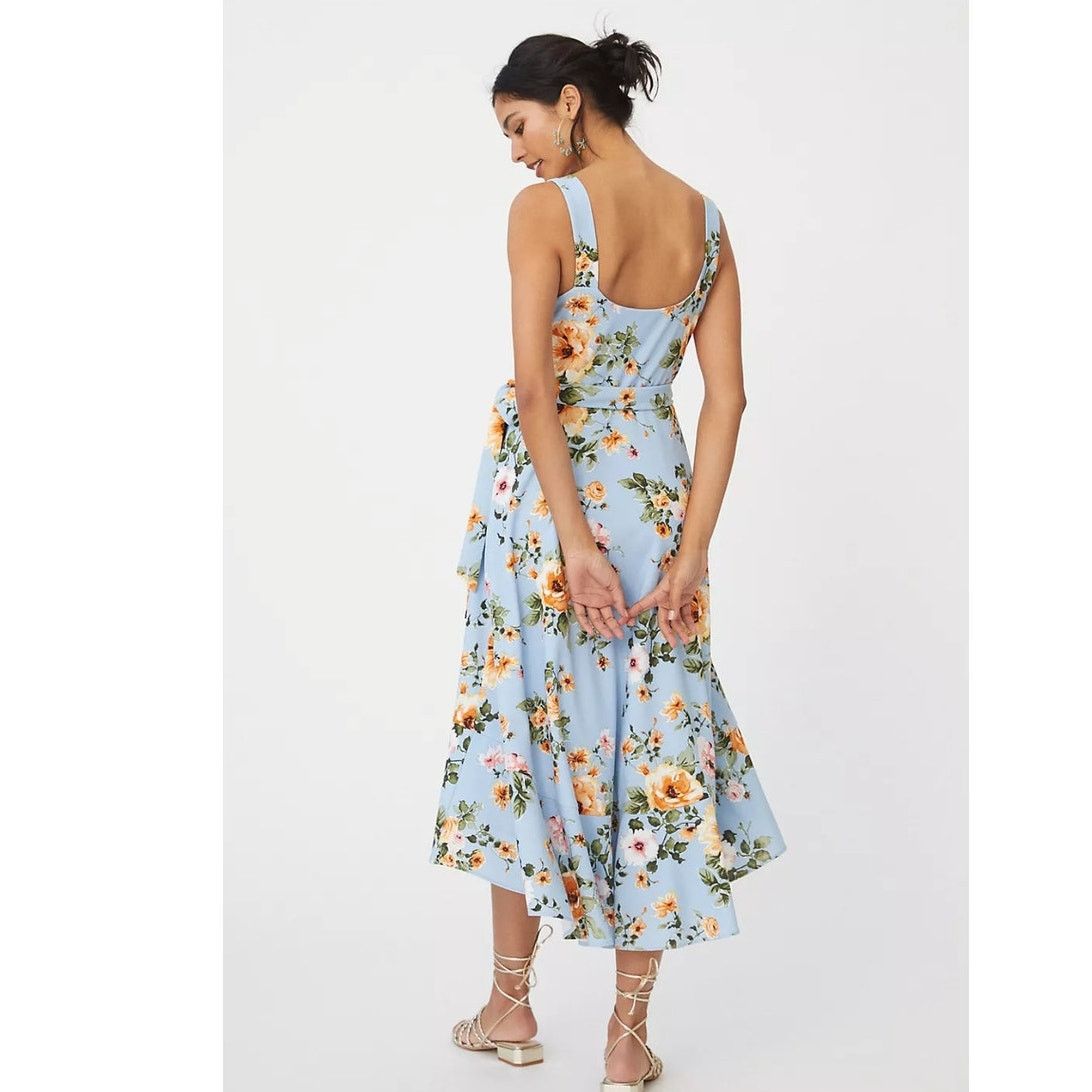 Anthropologie NWT Anthropologie Hutch Eden Wrap Dress $198 XXSP Floral Size XXS / US 00 / IT 34 - 4 Thumbnail