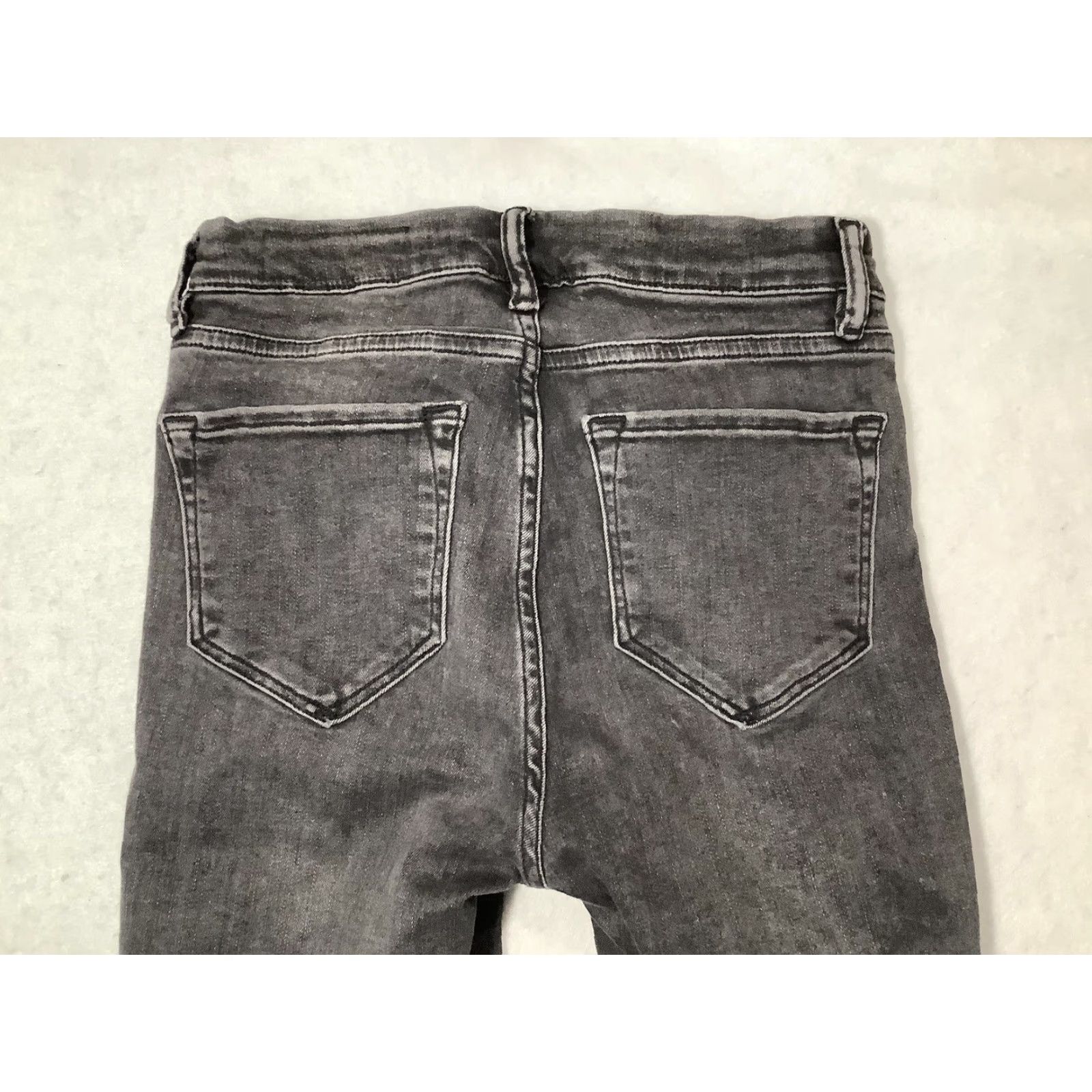 Allsaints All Saints Jeans Pants Womens 27 Black Mid Rise Stretch Skinny 5-Pocket Denim Logo Slim Fit Womens Size 27" / US 4 / IT 40 - 6 Thumbnail