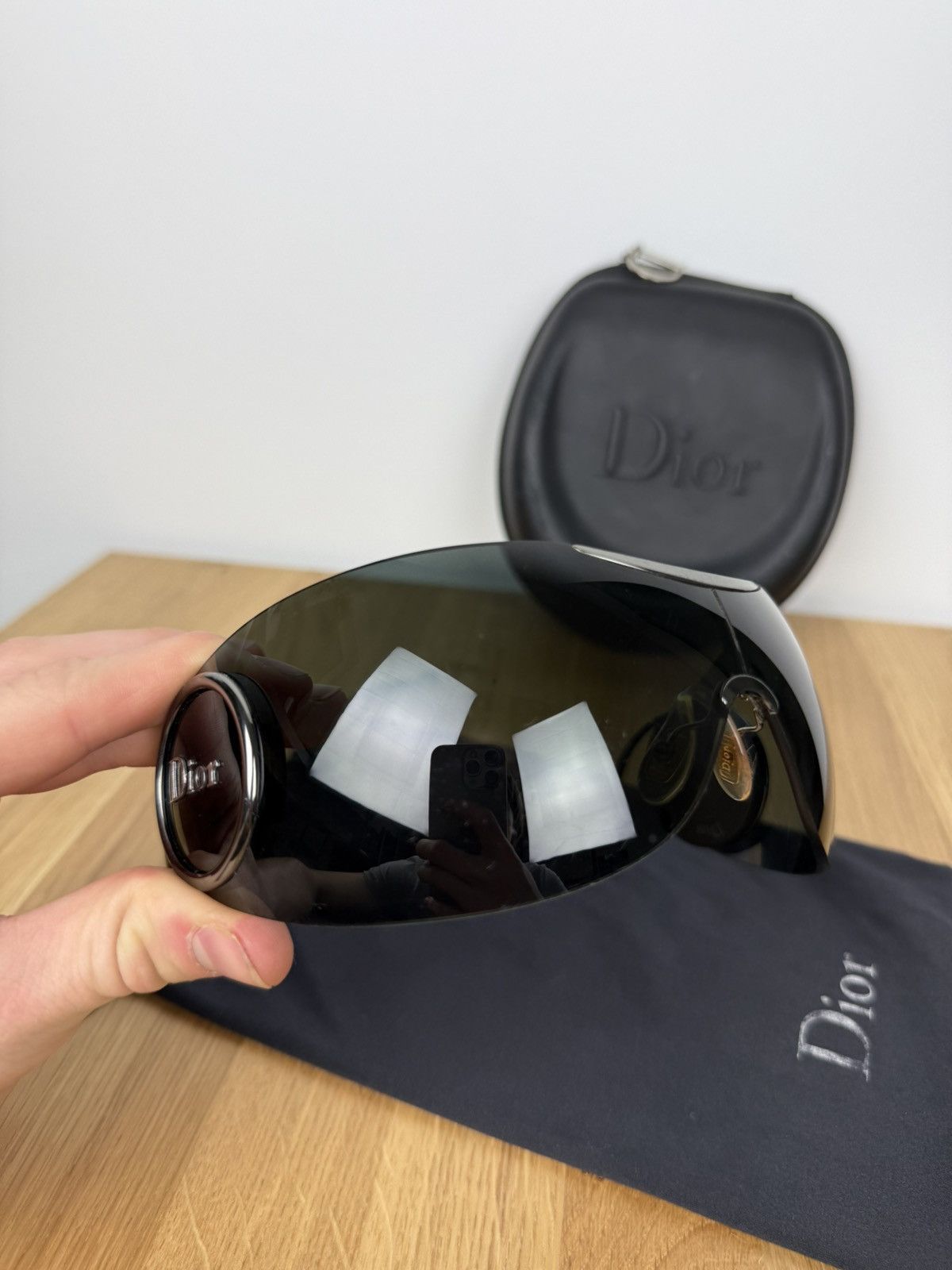 Dior × John Galliano Dior sport 2 mask shield sunglasses by John Galliano Size ONE SIZE - 4 Thumbnail