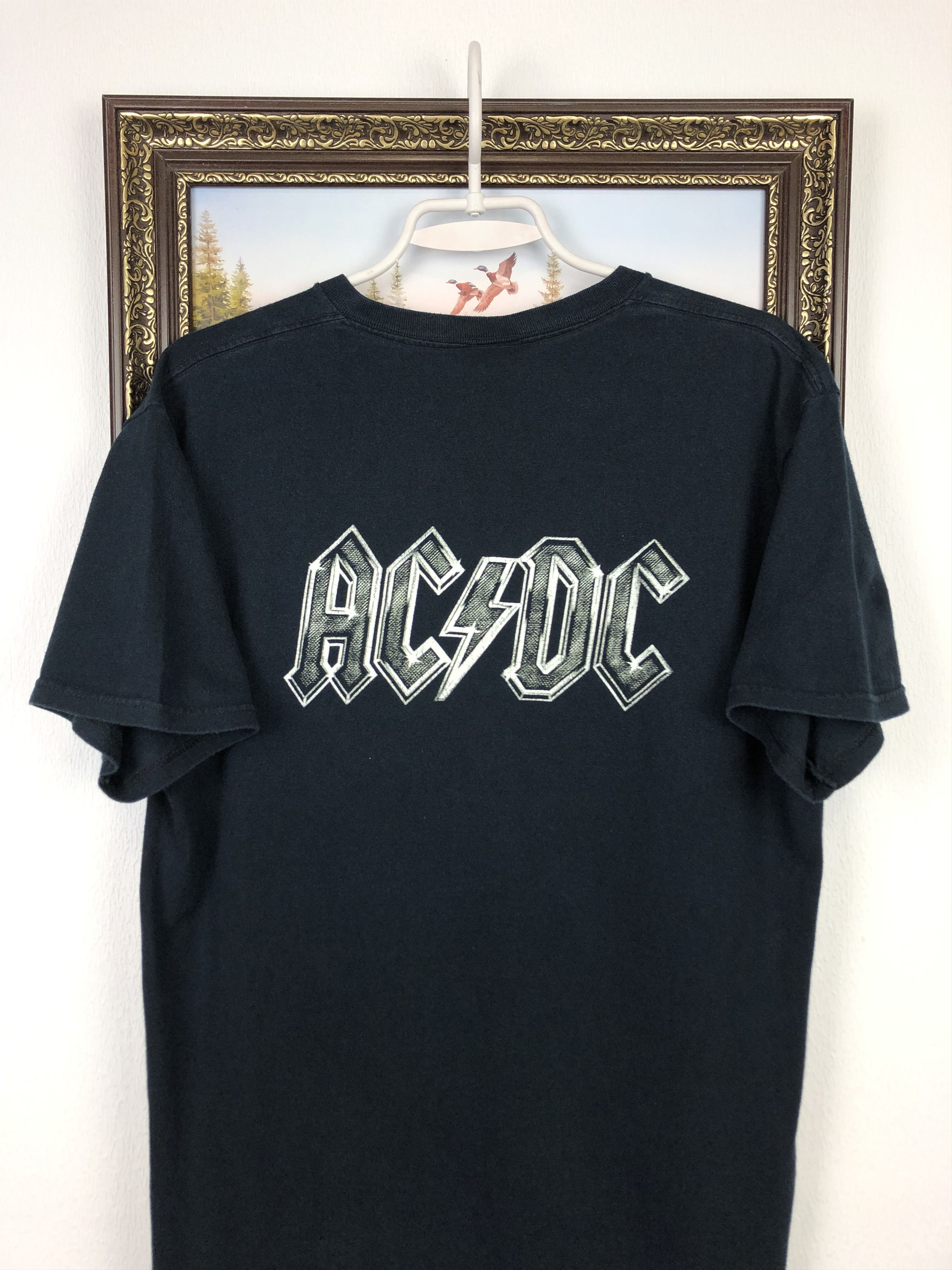 Vintage Vintage AC/DC Big Balls Band Graphic Tee Over Print Shirt Size US M / EU 48-50 / 2 - 9 Thumbnail
