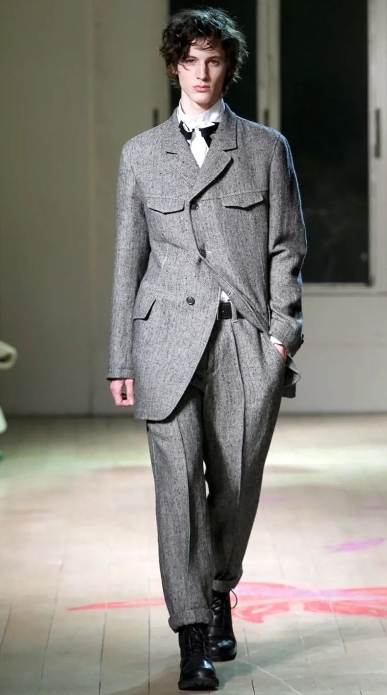 Yohji Yamamoto Yohji Yamamoto size 2 11aw Potion Erosion Pants 2503-Nextar Size US 28 / EU 44 - 2 Thumbnail