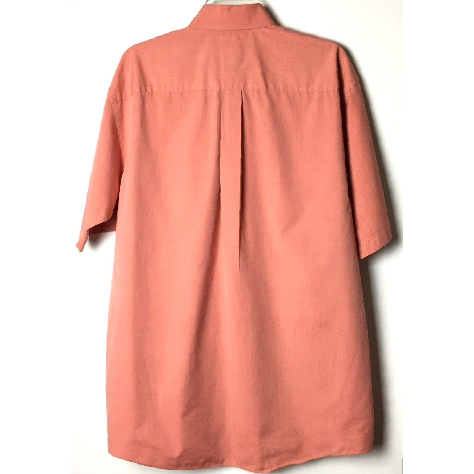Jos. A. Bank Jos A Bank Shirt Mens M Pink Short Sleeve Button-Up Casual Size US M / EU 48-50 / 2 - 6 Thumbnail