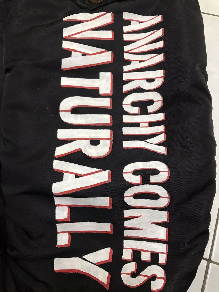 A.F.F.A. × Hiroshi Fujiwara × Jun Takahashi ☠️SOLD☠️AFFA ANARCHYFOREVER FOREVER ANARCHY MA-1 Bomber Jacket Size US XL / EU 56 / 4 - 12 Thumbnail