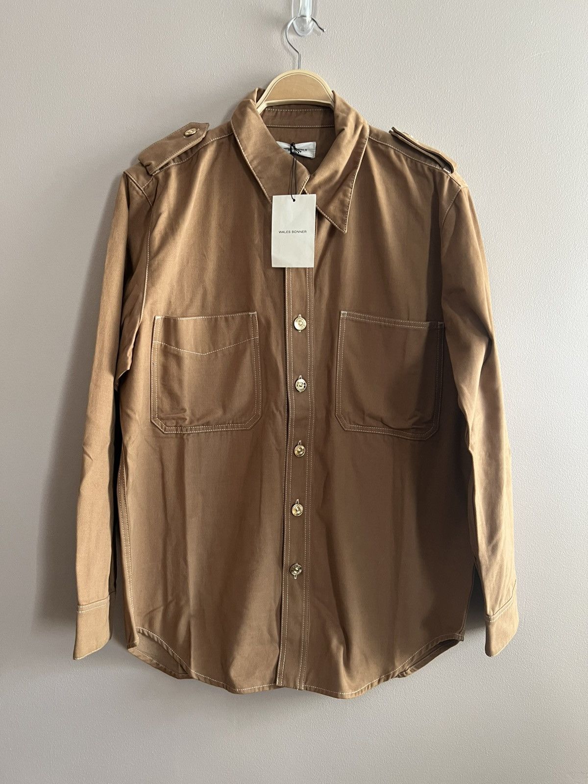 Wales Bonner Wales Bonner Isaac Utility Shirt Size US L / EU 52-54 / 3 - 1 Thumbnail