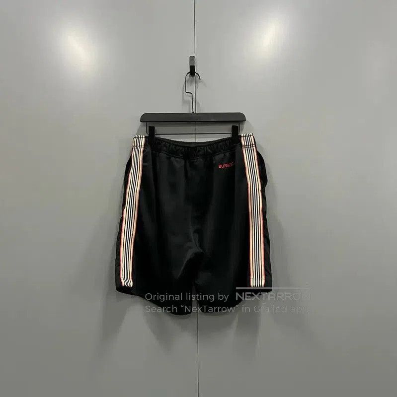 Burberry Burberry Black Summer Cotton Men's Shorts. Size US 32 / EU 48 - 2 Thumbnail