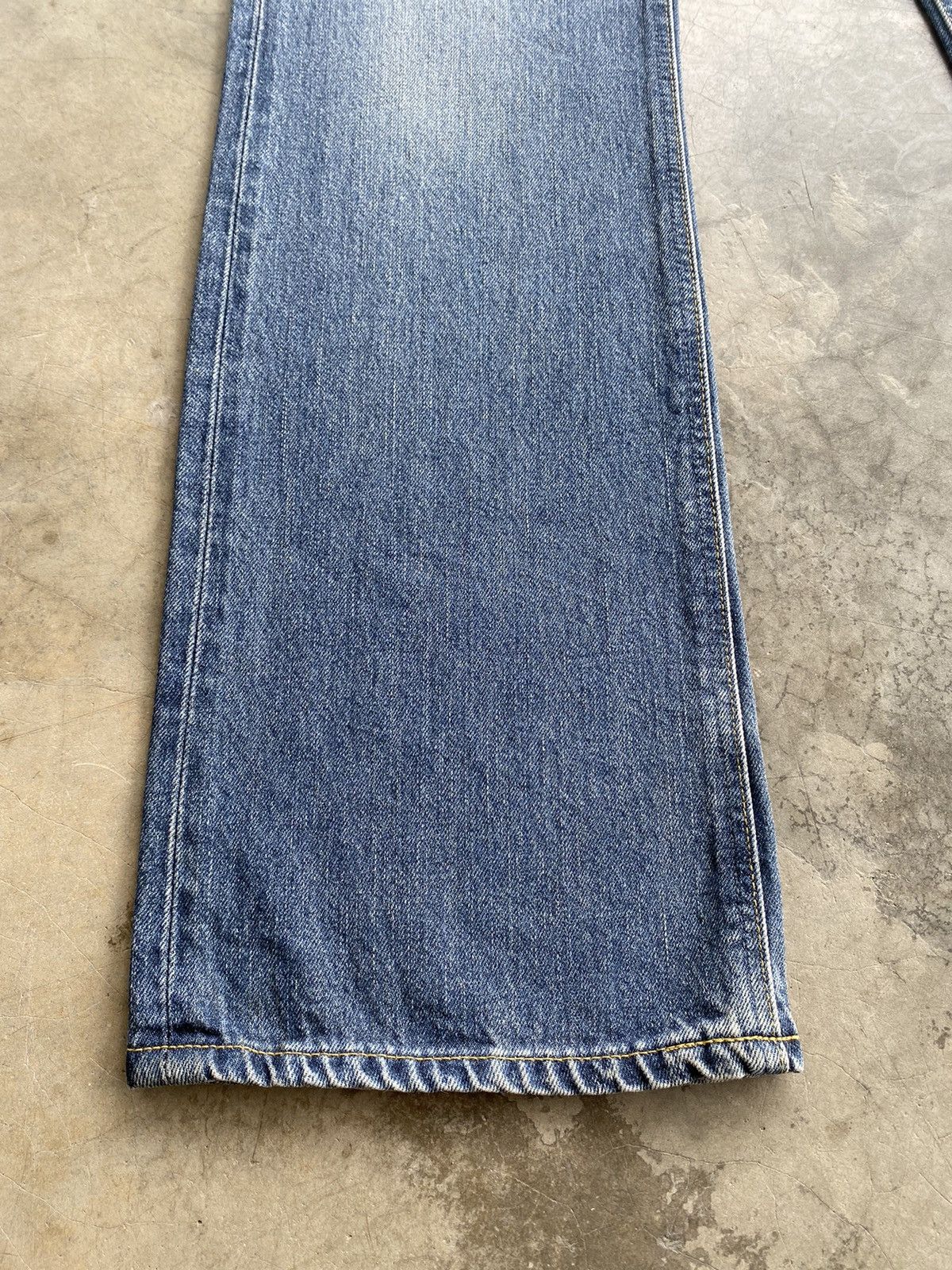 Lee Flare Jeans Japanese Lee Rider Distressed Blue 231 Size US 32 / EU 48 - 2 Thumbnail