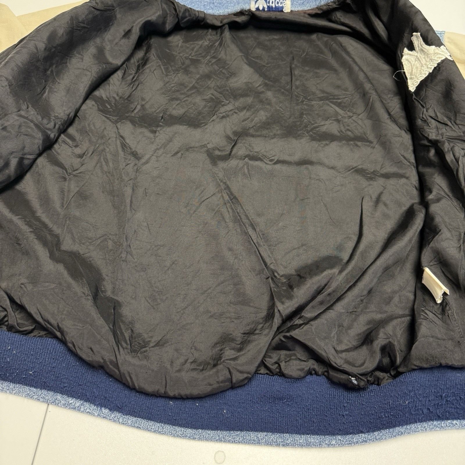 Adidas × MLB × Vintage Vintage New York Yankees Adidas Denim Jacket Mens XL Bomber Size US XL / EU 56 / 4 - 18 Thumbnail