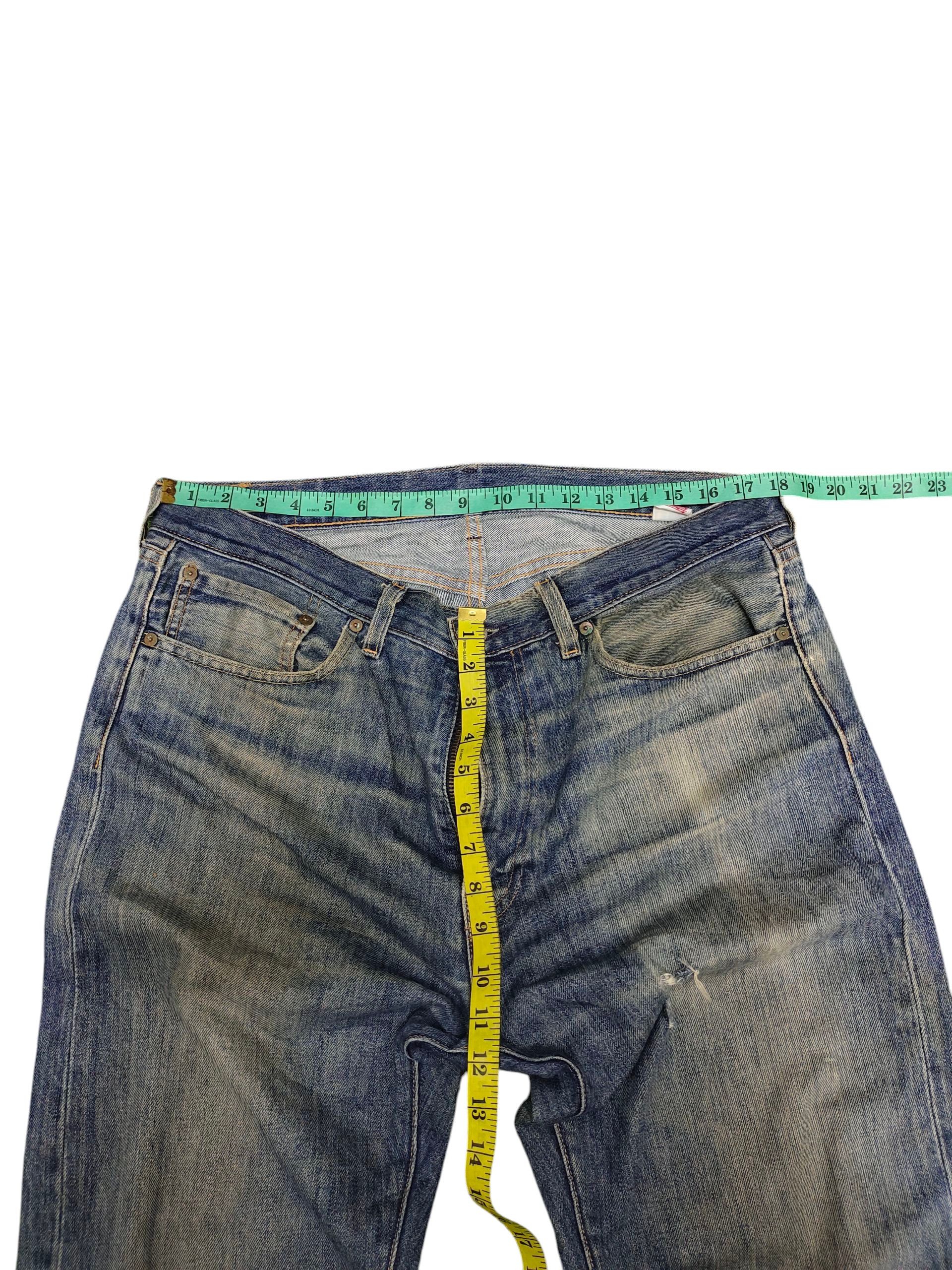 Levi's Levis 505 Clawmark Distress Faded Denim Jeans Grunge Size US 36 / EU 52 - 14 Thumbnail