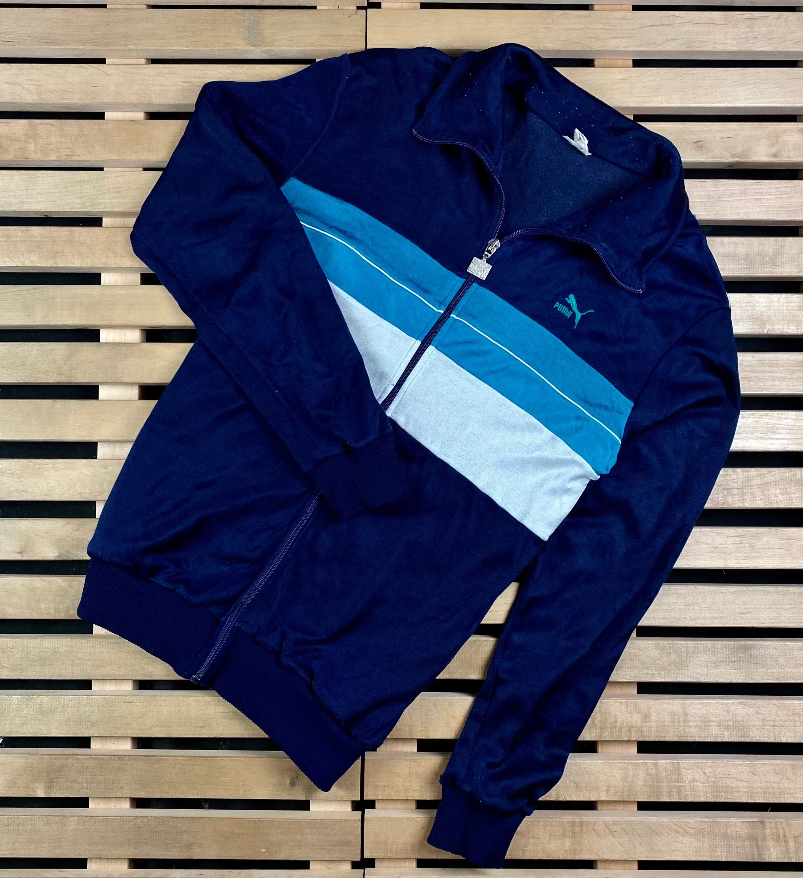 Puma × Vintage Mens Bomber Jacket Puma Vintage Size S Size US S / EU 44-46 / 1 - 1 Thumbnail