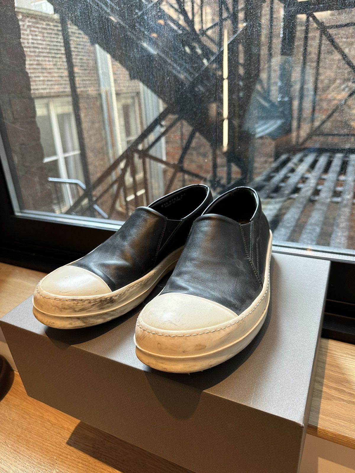 Rick Owens Rick Owens Ramones Slip Ons Size US 10.5 / EU 43-44 - 5 Thumbnail