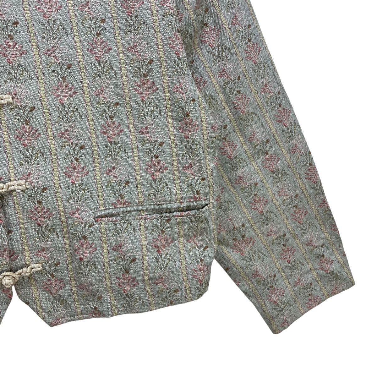 Japanese Brand × Yohji Yamamoto 💥 Vintage Simple Life Fullprint Cropped Chinese Button Size M / US 6-8 / IT 42-44 - 5 Thumbnail