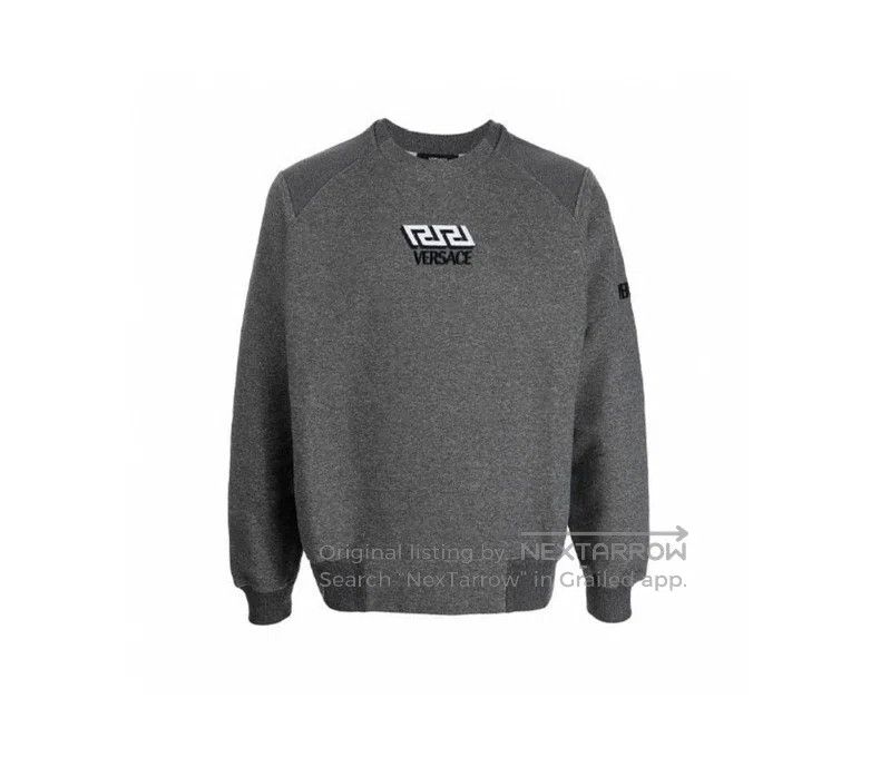 Versace Versace Embroidered three-dimensional monogram contour swe Size US XL / EU 56 / 4 - 7 Thumbnail