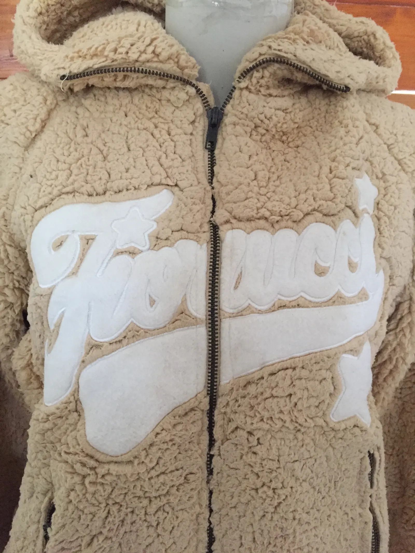 Fiorucci × Vintage Rare Fiorucc Jacketi Sherpa Jacket Embroidery Size M / US 6-8 / IT 42-44 - 2 Thumbnail