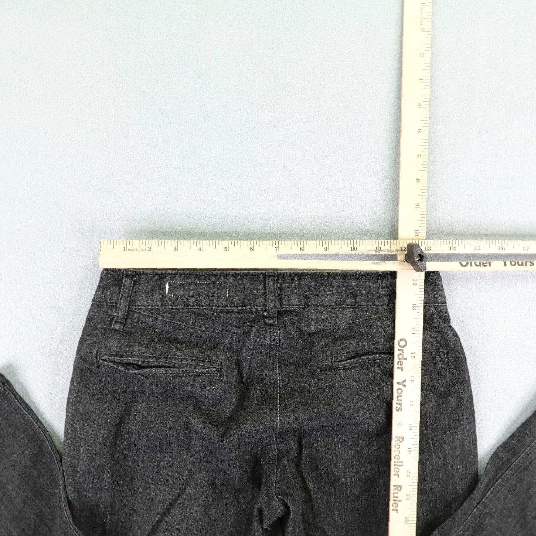 Rag & Bone VINTAGE Rag & Bone Womens Pants Size 6 Black Flared Boot Cut Chino Regular Fit Size 27" / US 4 / IT 40 - 7 Thumbnail