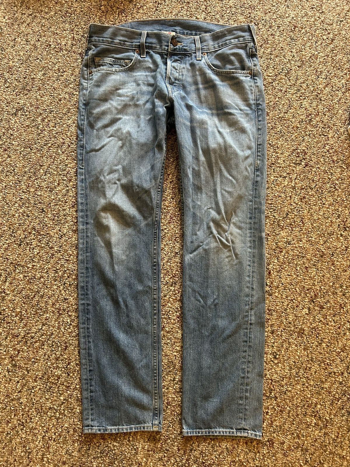 True Religion True Religion leather patch small stitching logo denim Size US 34 / EU 50 - 3 Thumbnail