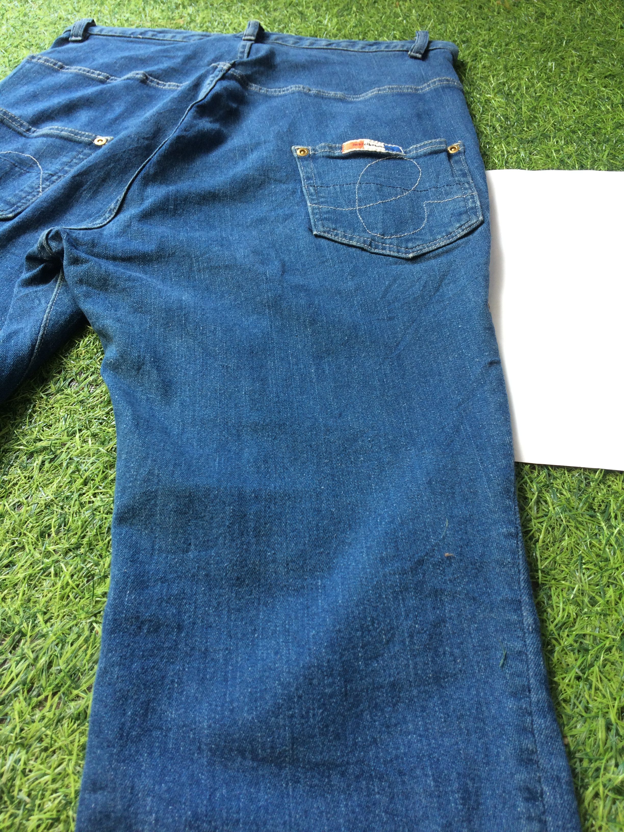 Issey Miyake × Japanese Brand × mercibeaucoup Japanese Low Crotch Stretch Jeans Pants #D-538 Size US 31 - 7 Thumbnail