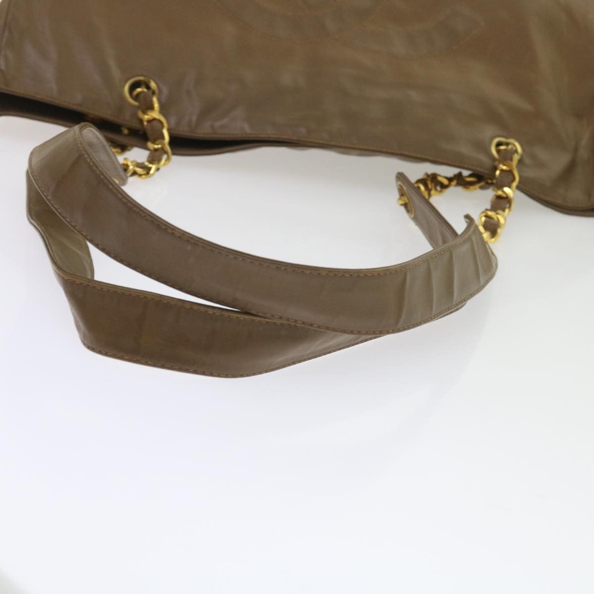 Chanel CHANEL Chain Shoulder Bag Patent Leather Brown CC Size ONE SIZE - 8 Thumbnail