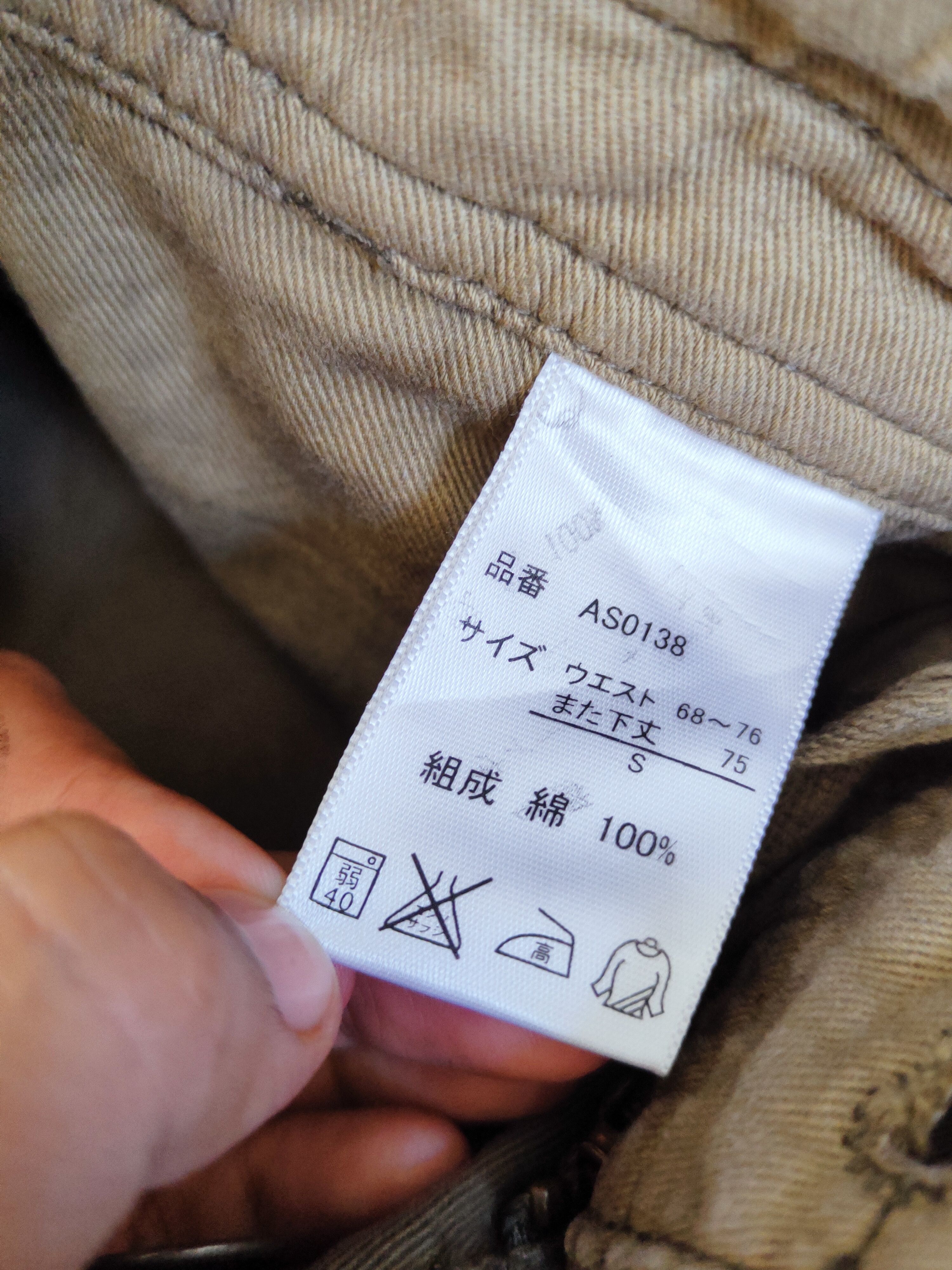 Japanese Brand Alphasophy Classic Olive Faded Multipocket Cargo Pants #W095 Size US 30 / EU 46 - 14 Thumbnail