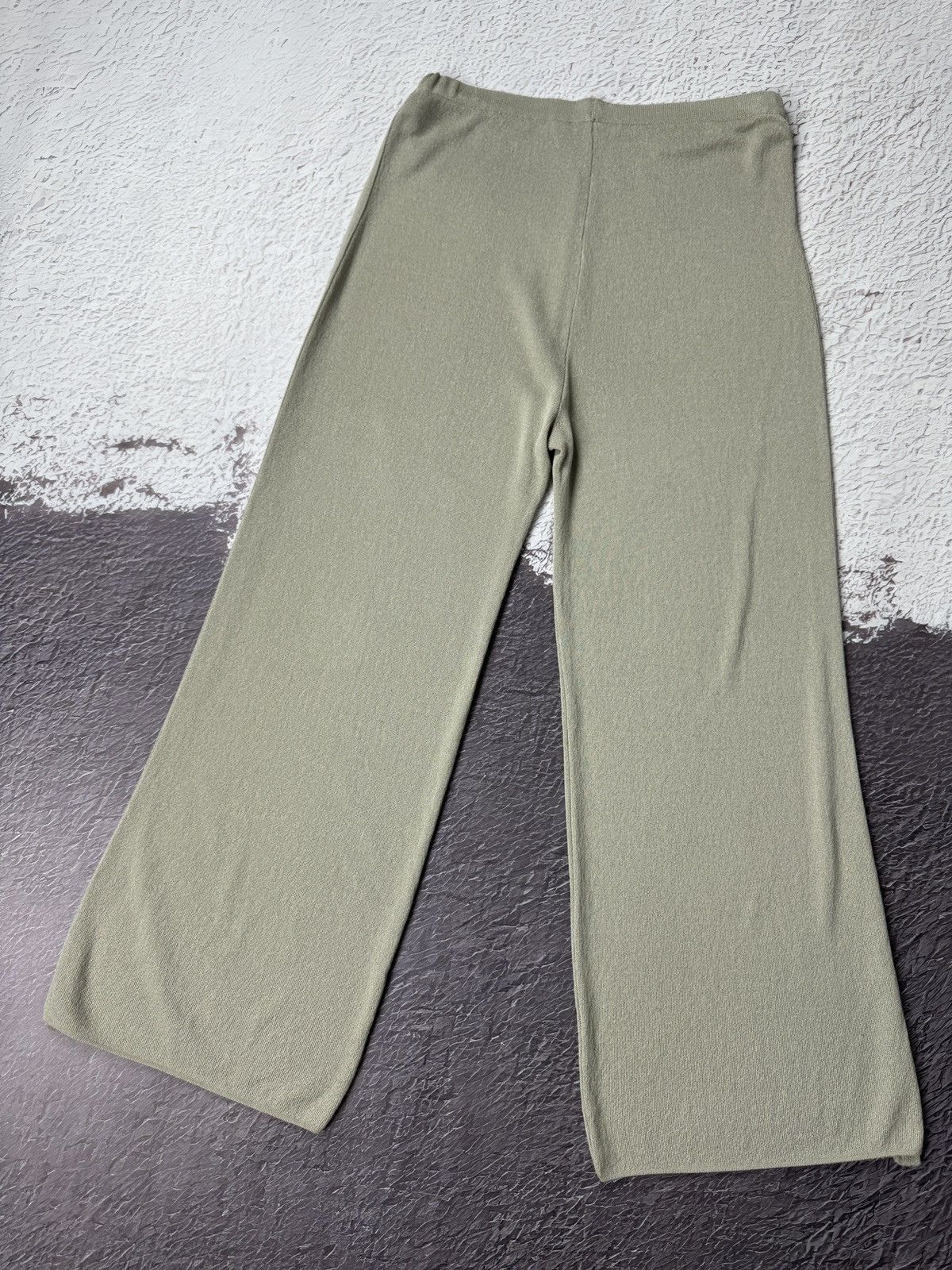 Annette Gortz Annette Gortz wide flared knitted summer light pants Size 32" / US 10 / IT 46 - 11 Thumbnail