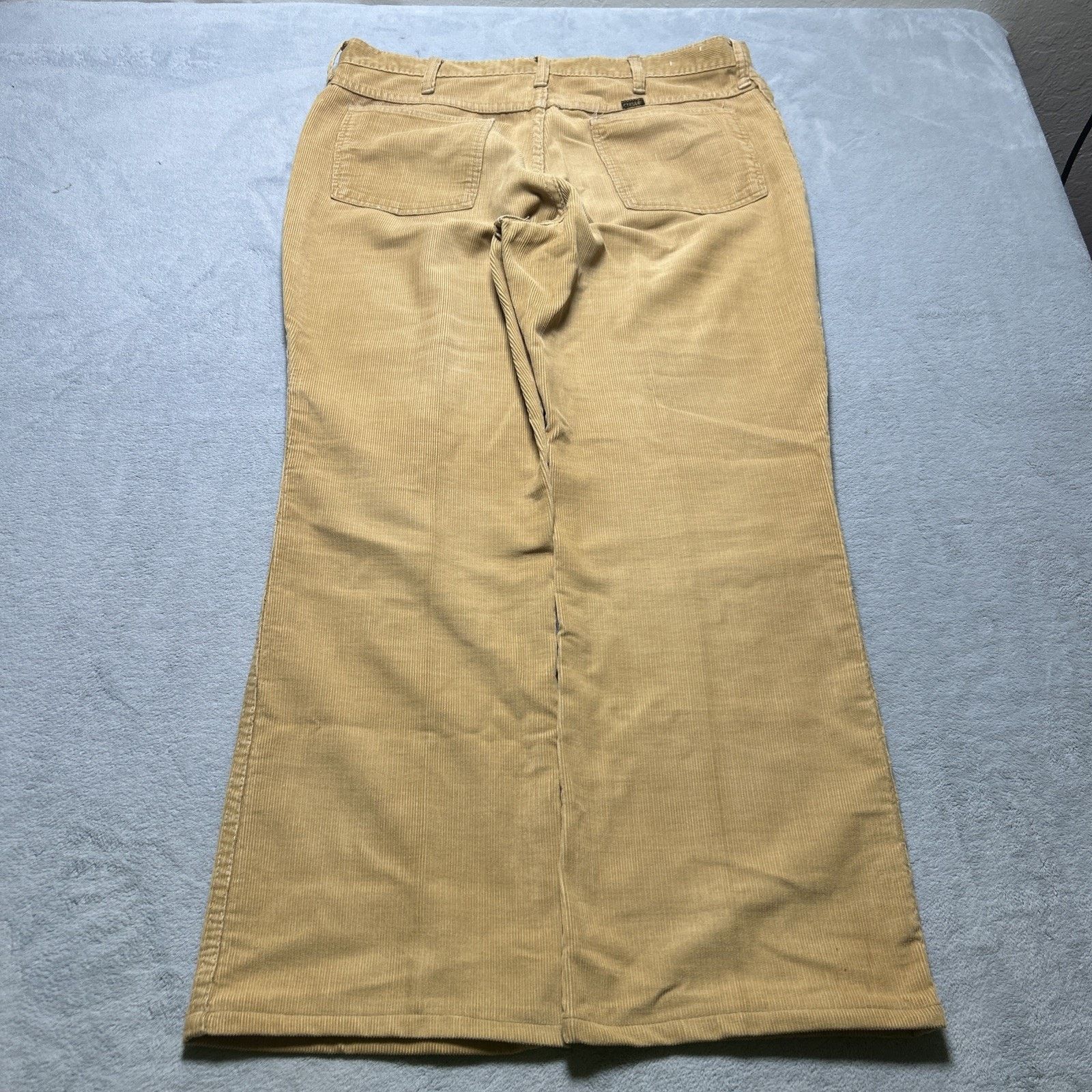 Wrangler 80s Talon Wrangler Corduroy Baggy Flare Pants Women 14 36x30 Size 36" / US 14 / IT 50 - 2 Thumbnail