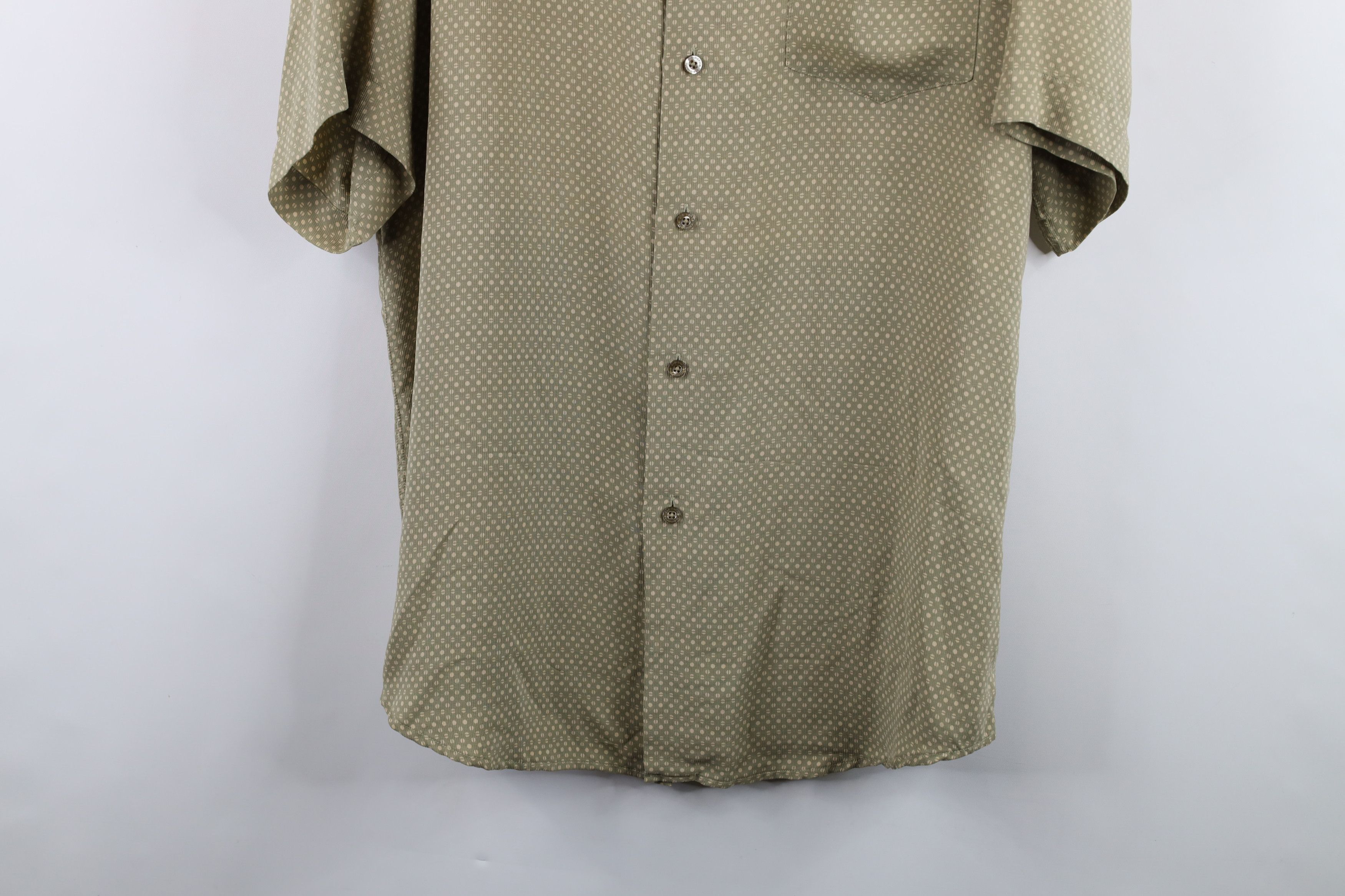 Vintage Vintage 90s Streetwear Polka Dot Short Sleeve Button Shirt Size US L / EU 52-54 / 3 - 3 Thumbnail