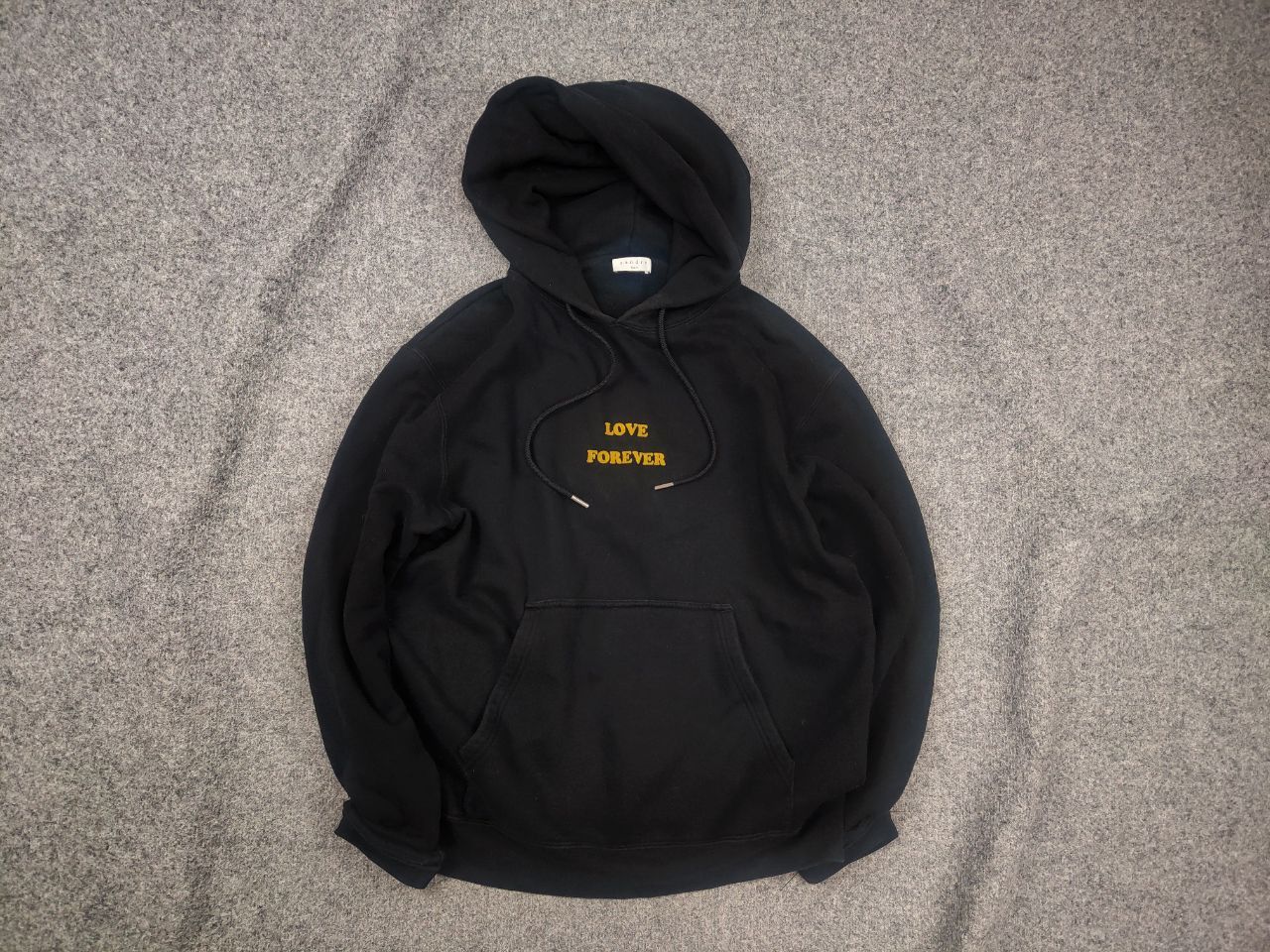 Sandro Sandro Paris Design Black Love Forever Logo Oversized Hoodie Size US L / EU 52-54 / 3 - 1 Thumbnail