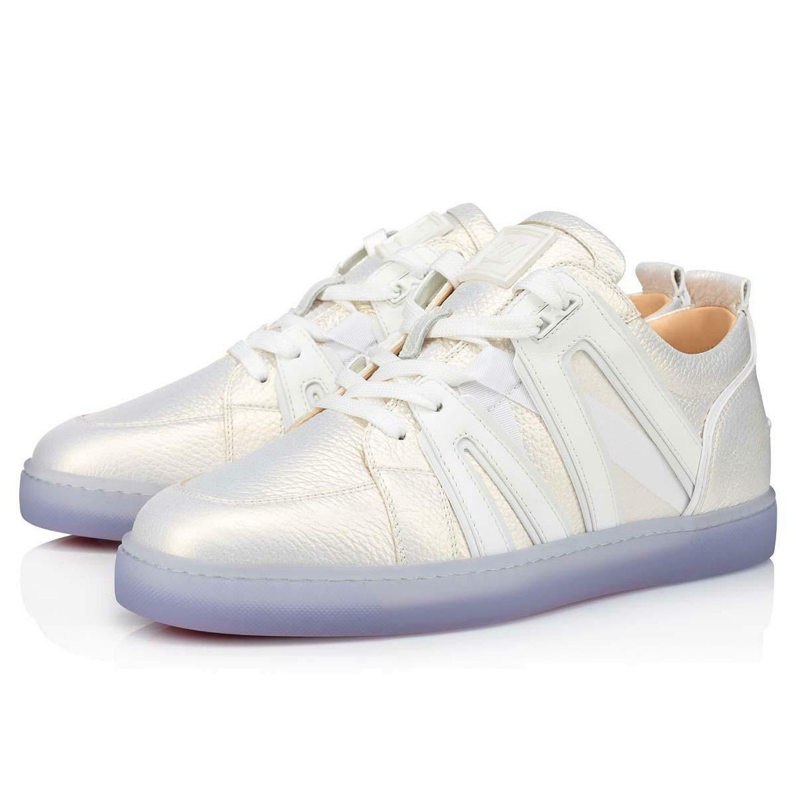 Christian Louboutin Christian Louboutin Mens Vida Viva Flat Champagne Pearl Size US 9 / EU 42 - 1 Thumbnail