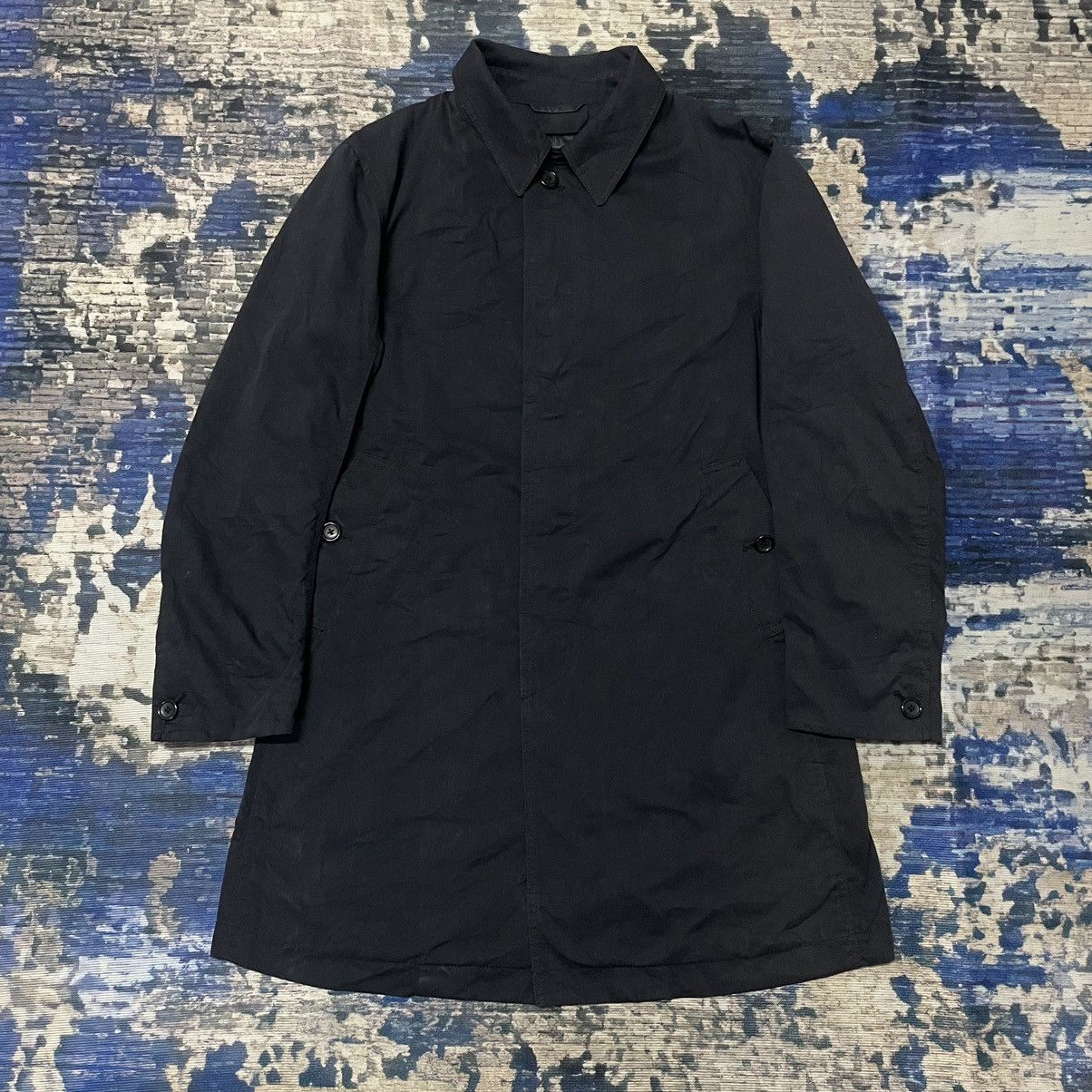 Lacoste Vintage Lacoste Long Coat Button Jacket Black Faded Nice Size US M / EU 48-50 / 2 - 1 Thumbnail