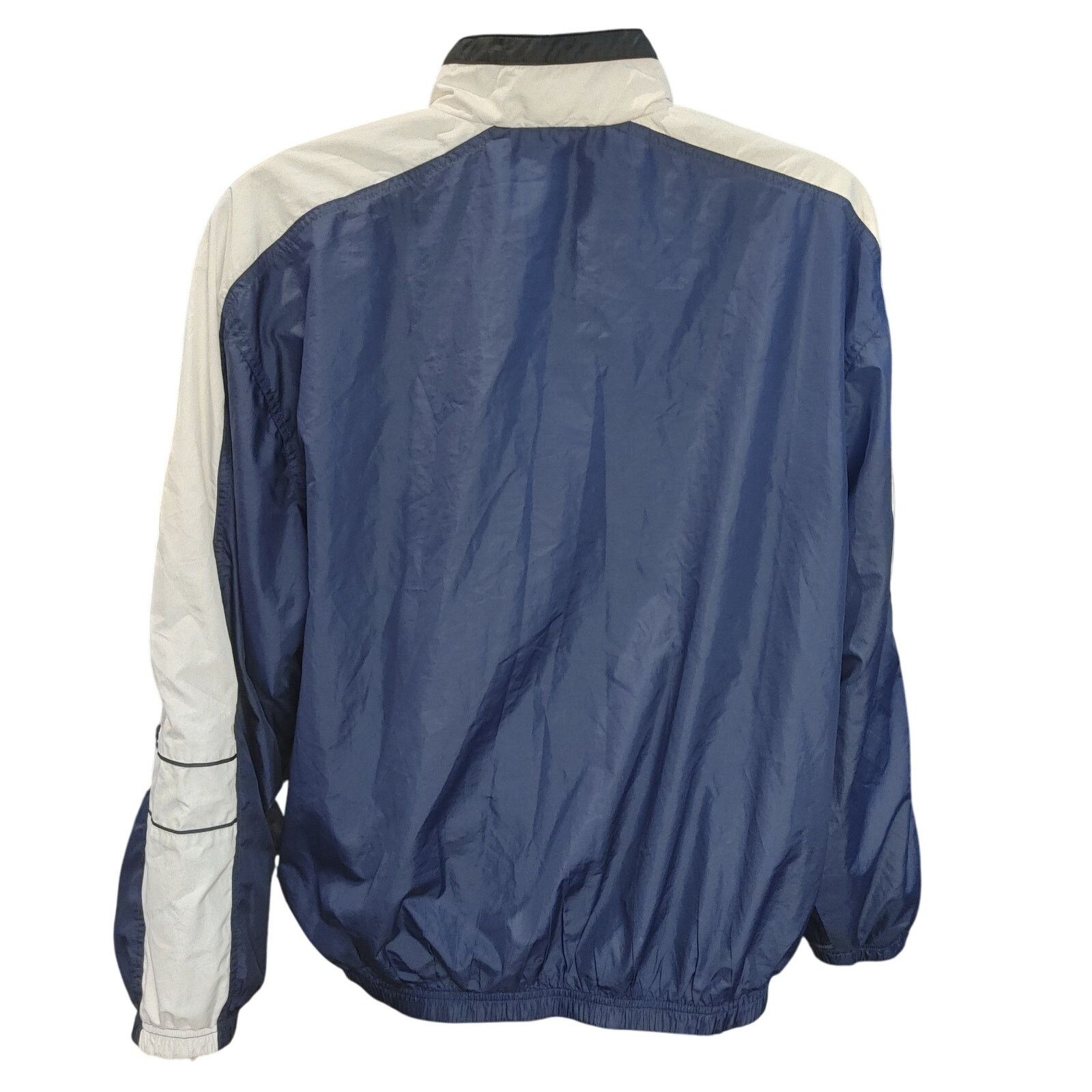 Nike Nike Men's LG Navy Blue/White Two-Toned Full Zip Rain Jacket Size US L / EU 52-54 / 3 - 2 Thumbnail