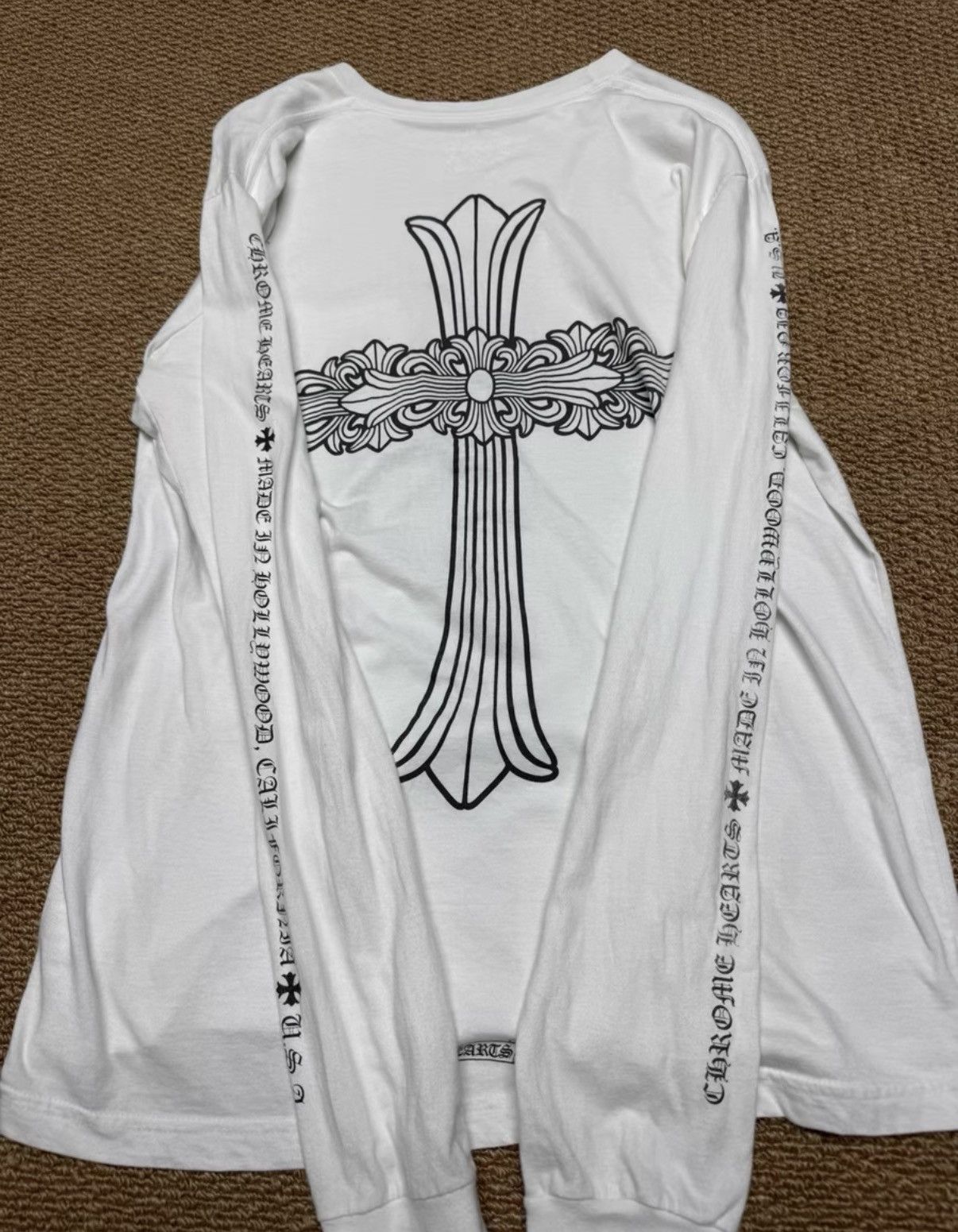 Chrome Hearts Chrome Hearts Sanskrit & Cross Vine Long Sleeve T-shirt K37 Size US L / EU 52-54 / 3 - 1 Thumbnail