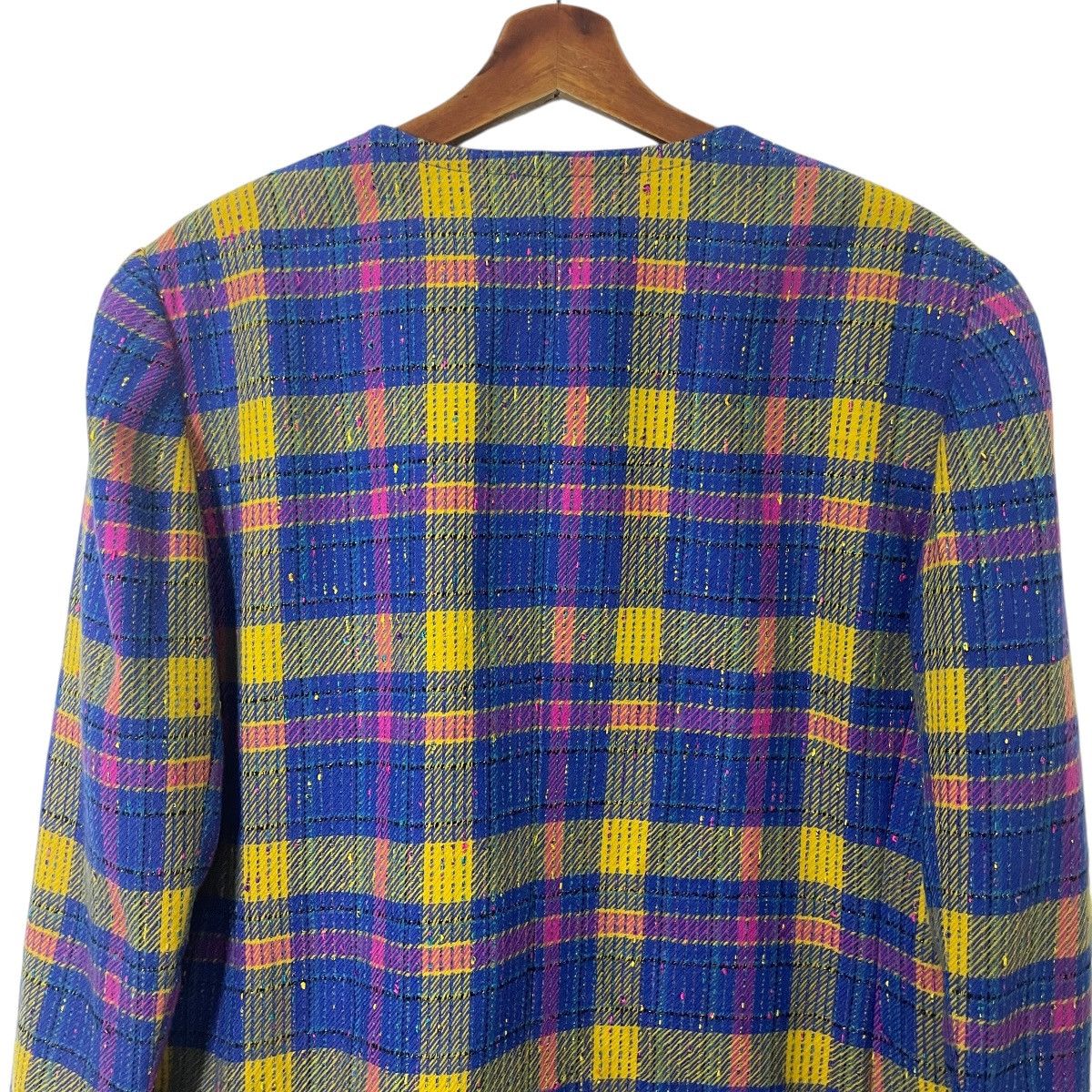 Givenchy Vintage Givenchy Glamour Tweed Jacket Size XXL / US 16-18 / IT 52-54 - 10 Thumbnail