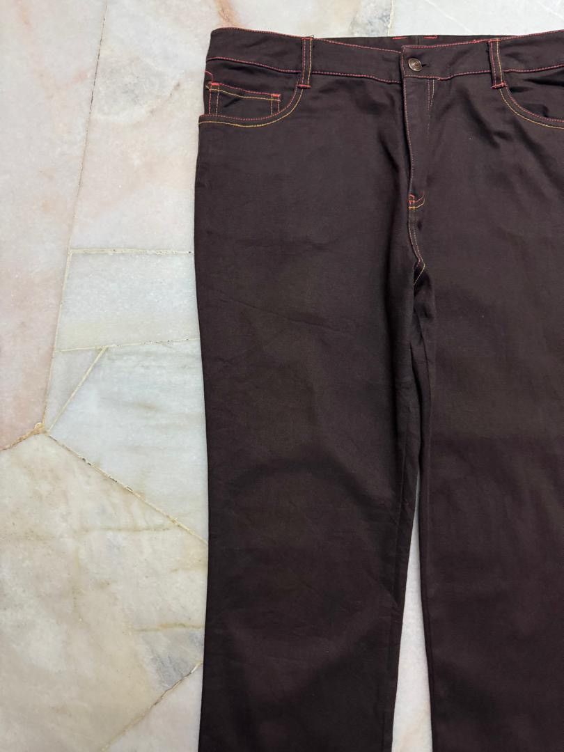 Japanese Brand 💥Flare💥90s Style Japanese Darkbrown Bootcut Basic Jean Size US 32 / EU 48 - 4 Thumbnail