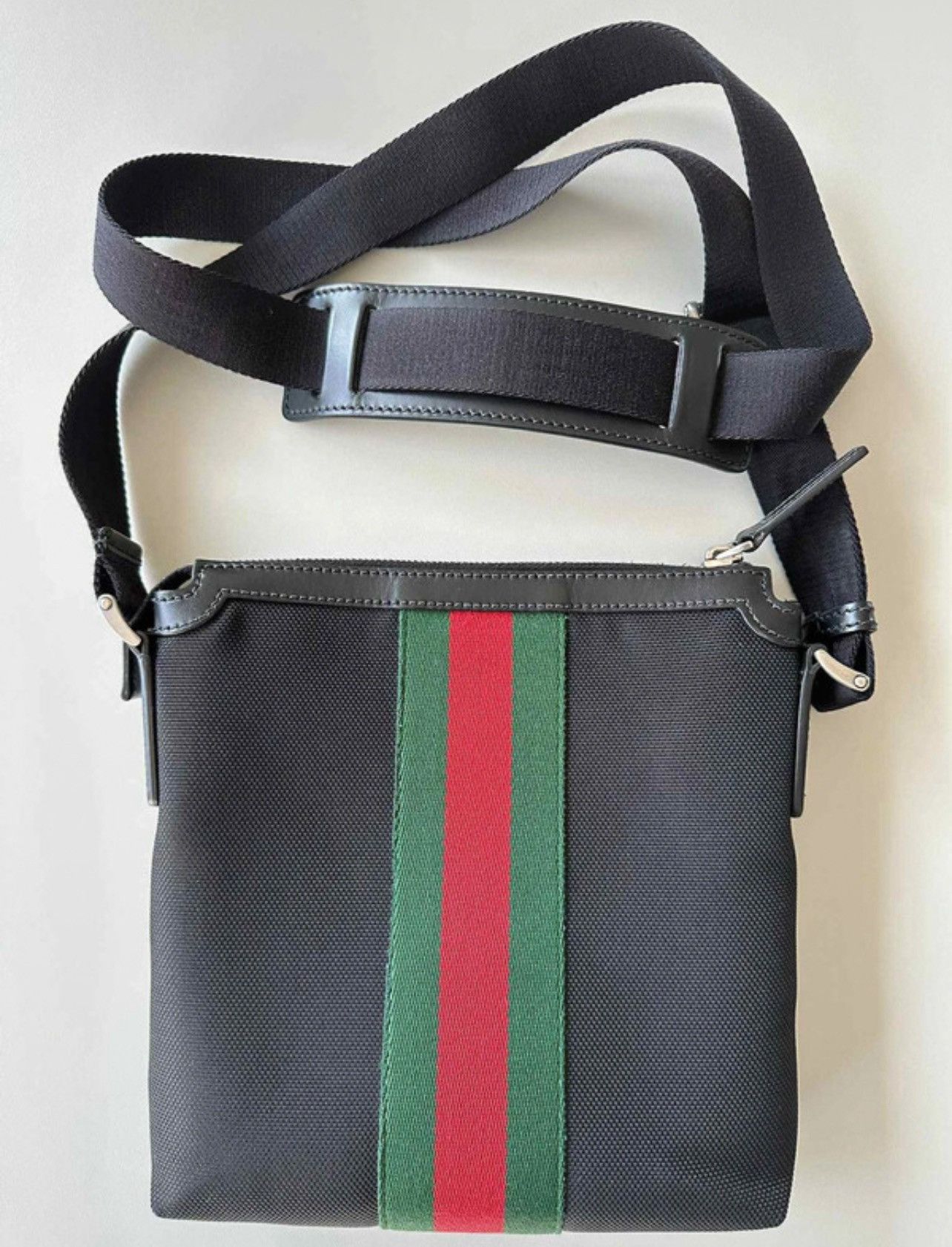 Gucci Gucci Bag Web Messenger Bag Techno Canvas Luxury Size ONE SIZE - 5 Thumbnail
