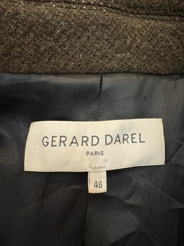 Gerard Darel Gerard Darel Paris Laine Wool Coat Khaki size 46 L Size L / US 10 / IT 46 - 9 Thumbnail