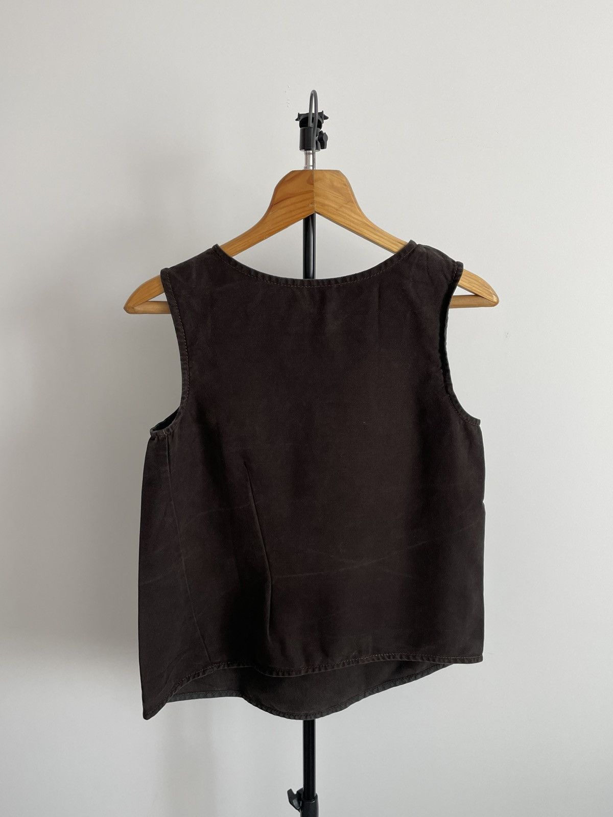 Japanese Brand SU SAN NE BO M MER Archive Shirt Asymmetric 100% Tencel RARE Size M / US 6-8 / IT 42-44 - 2 Thumbnail