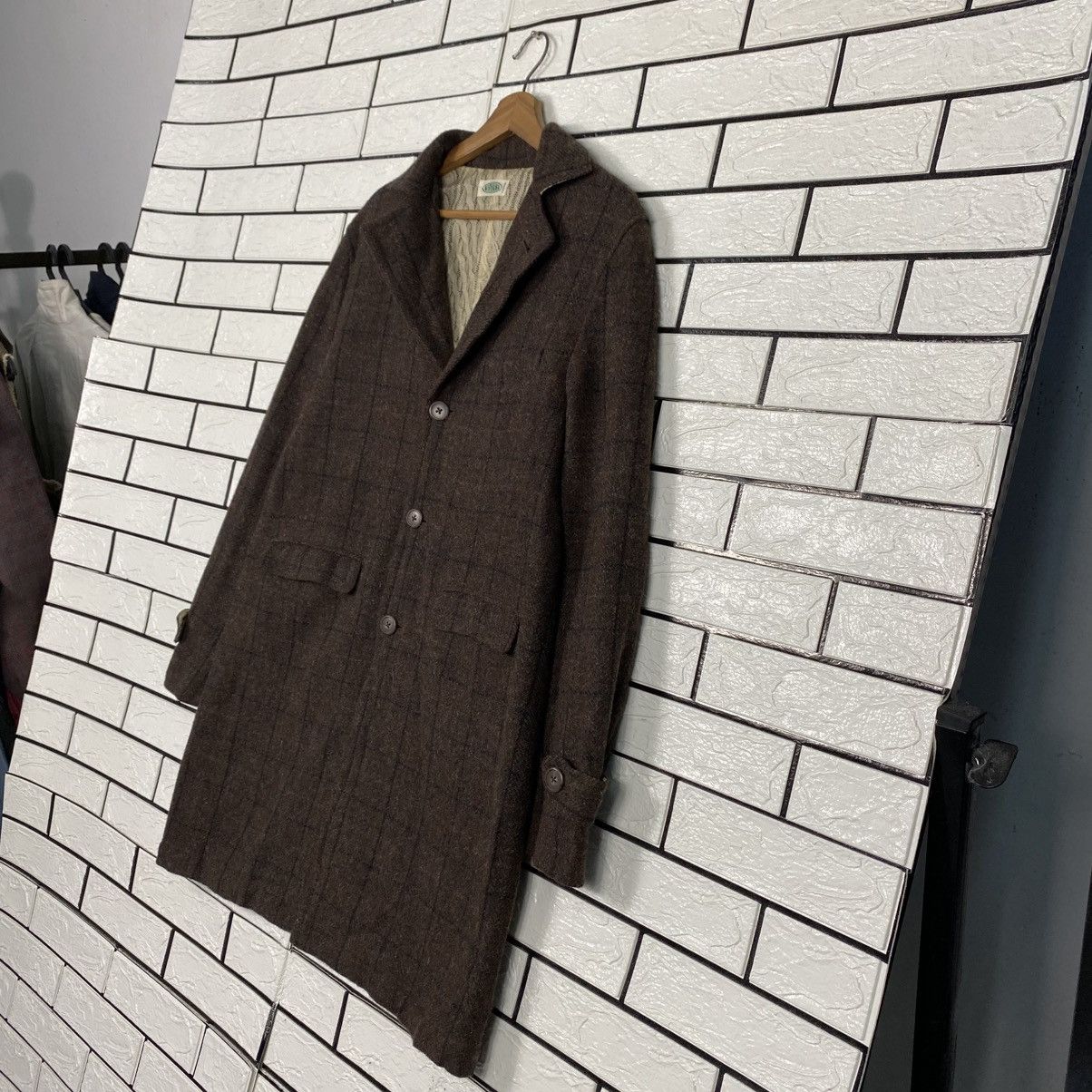Japanese Brand Vintage Wool Jacket Tartan Blaket Nirvana Issey Miyake Size US L / EU 52-54 / 3 - 3 Thumbnail