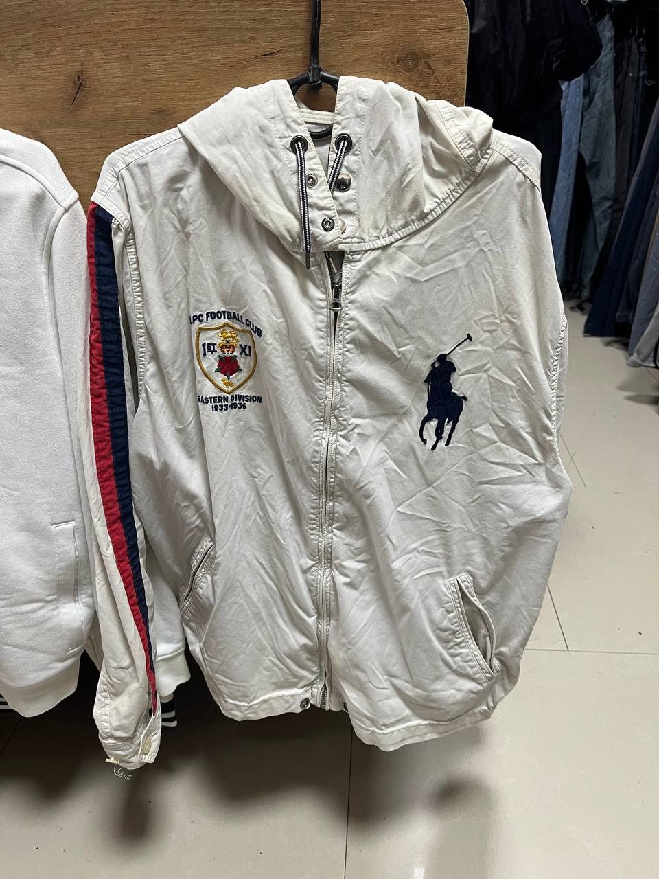 Polo Ralph Lauren Polo Ralph Lauren Vintage Hooded Jacket–Rare LPC Football Cl Size US XL / EU 56 / 4 - 1 Thumbnail