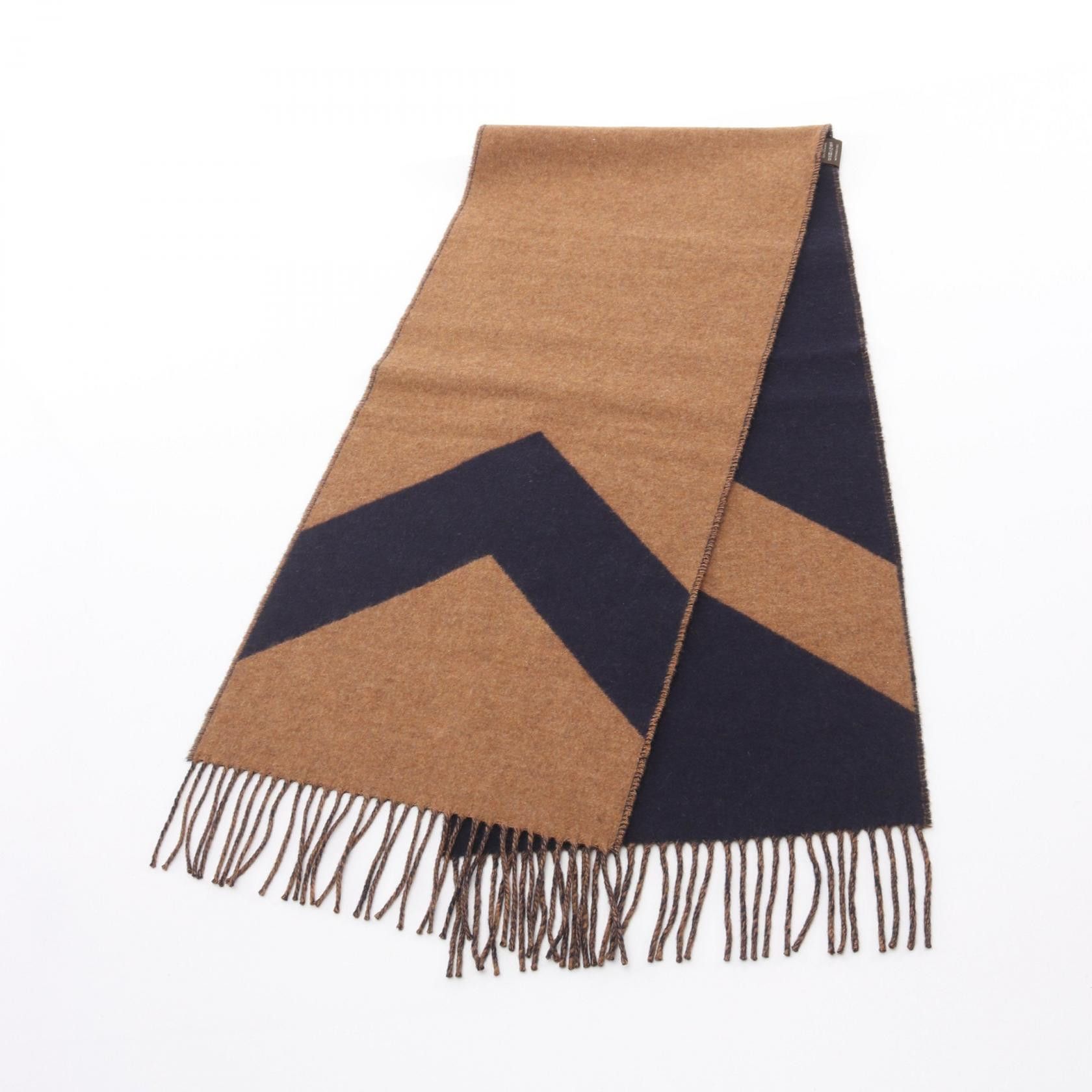Hermes Hermes Hermes Kazak Chevron Cashmere Scarf Textile Scarf DUTY FREE for USA Size ONE SIZE - 1 Thumbnail