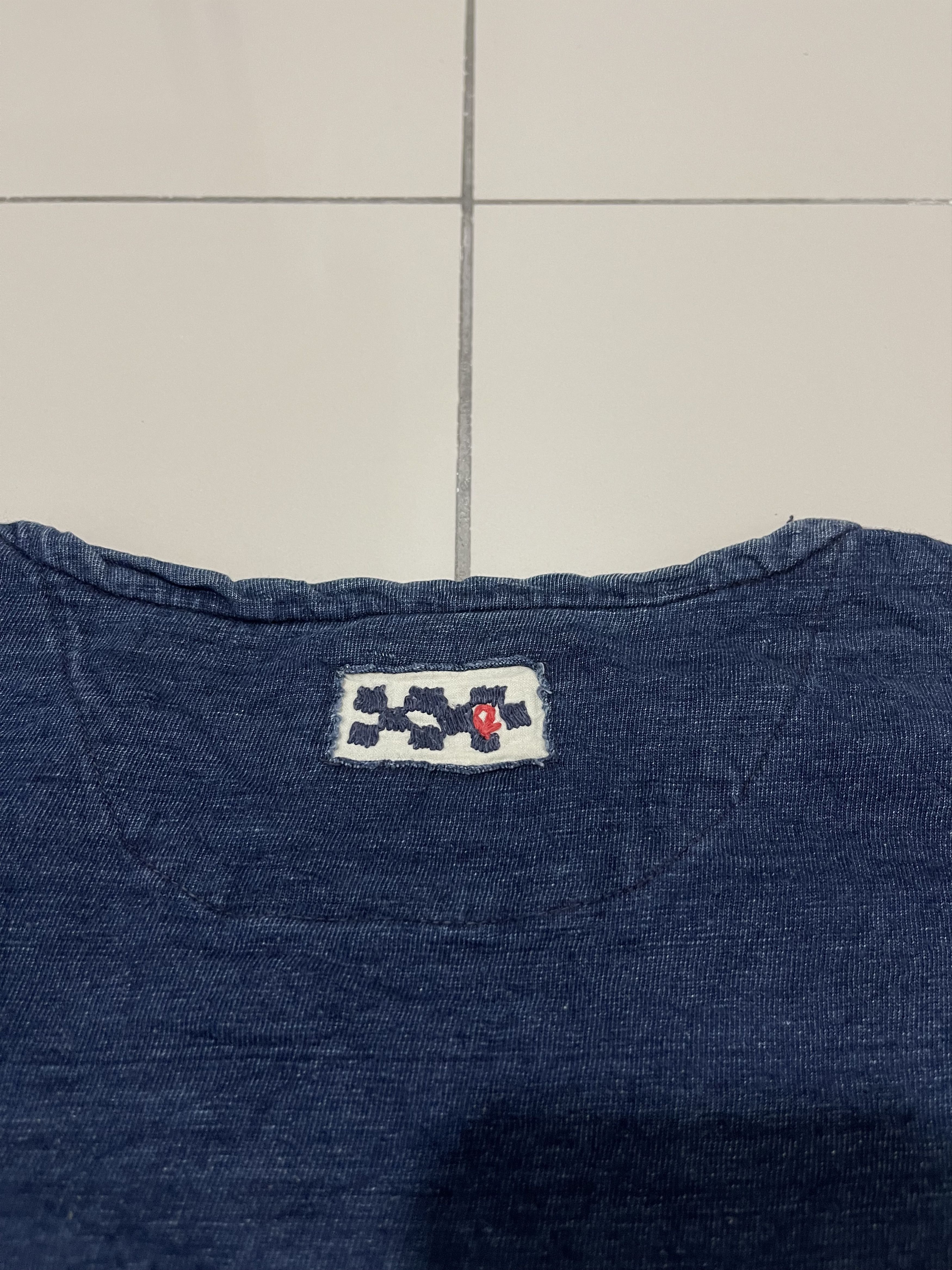45rpm × Indigo 45rpm Indigo Dye T-Shirt Size US L / EU 52-54 / 3 - 7 Thumbnail