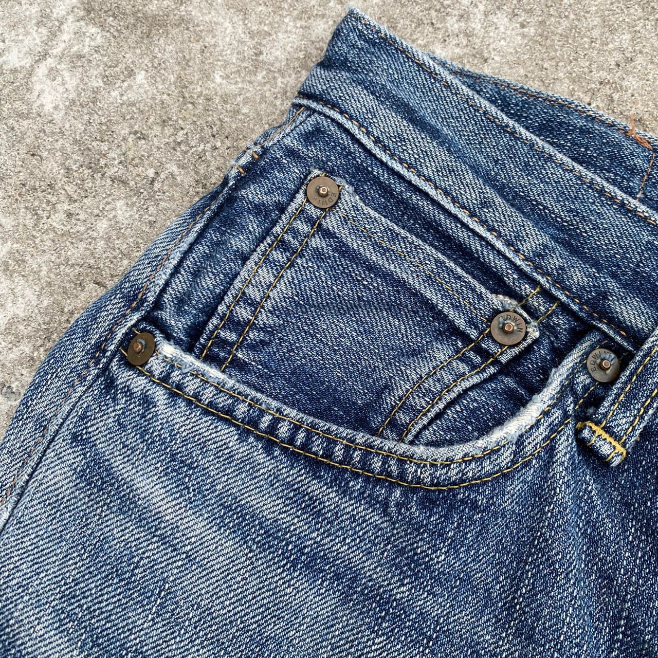 Edwin Vintage Edwin 505zx Selvegde Redline Distressed Denim Size US 30 / EU 46 - 15 Thumbnail