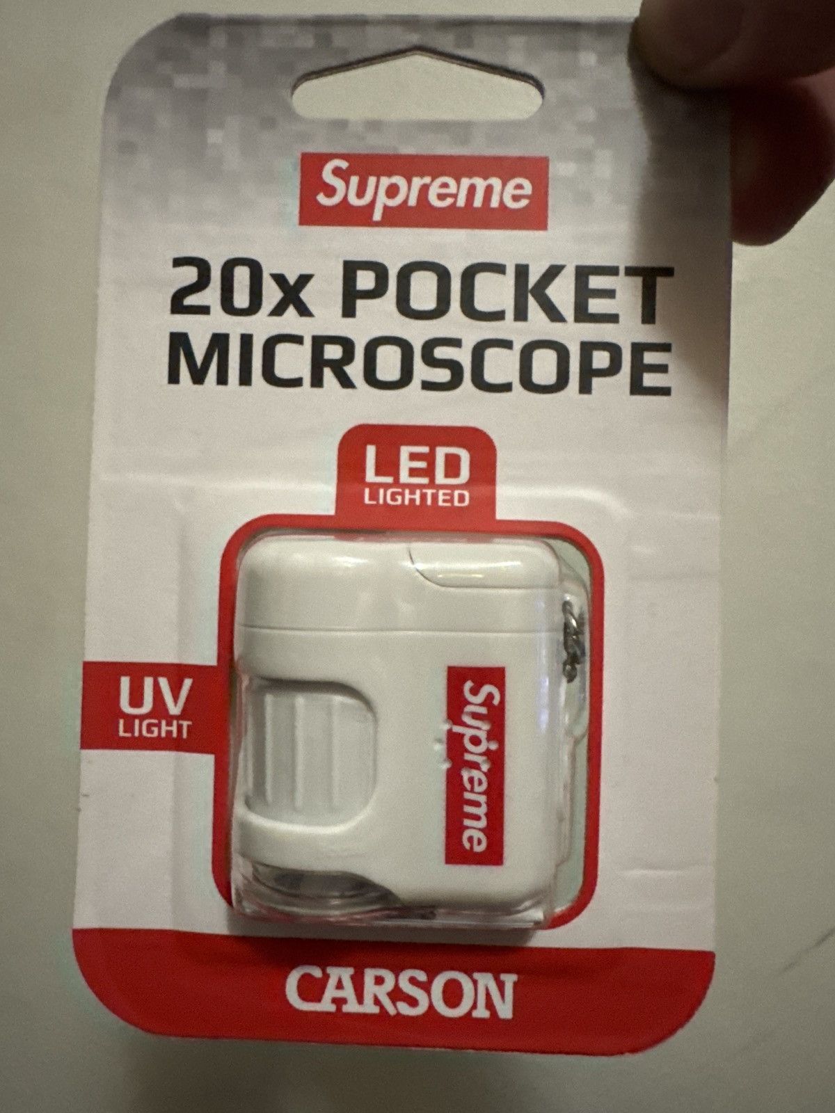 Supreme Supreme 20x Pocket Microscope Keychain Size ONE SIZE - 1 Thumbnail