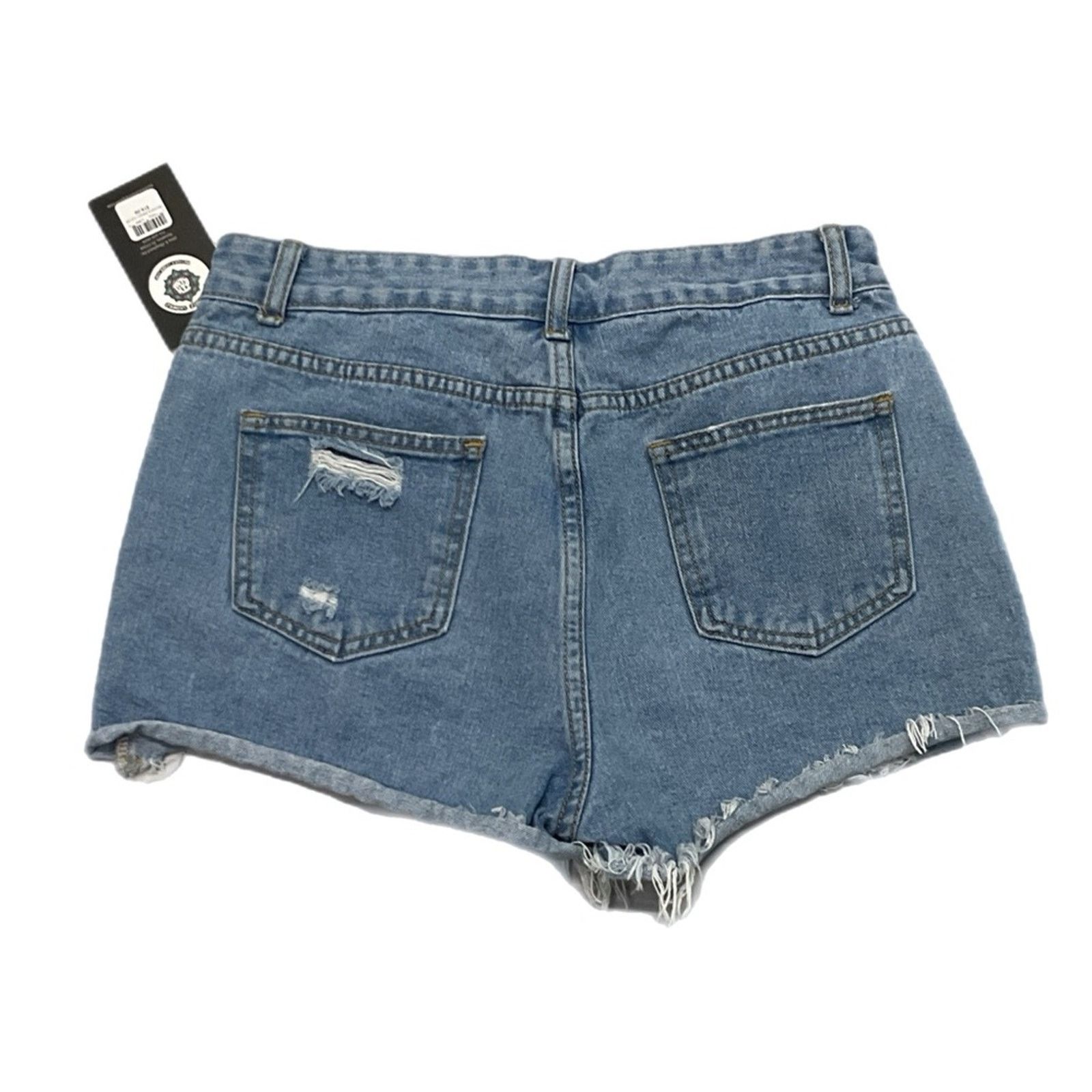 Shein Women’s Denim Cut-Off Shorts Size 30" / US 8 / IT 44 - 2 Thumbnail