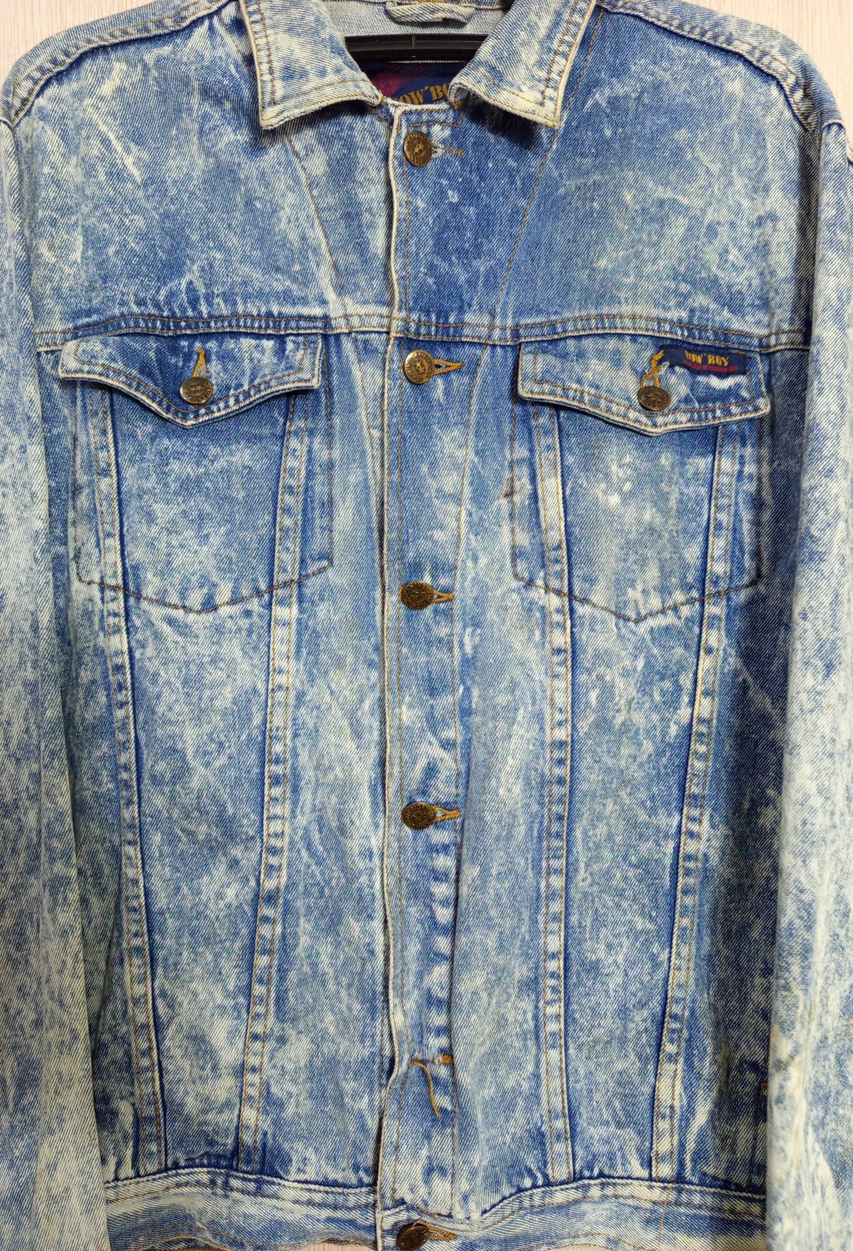 Japanese Brand Vintage Cowboy Distressed Denim Jacket Size US L / EU 52-54 / 3 - 9 Thumbnail